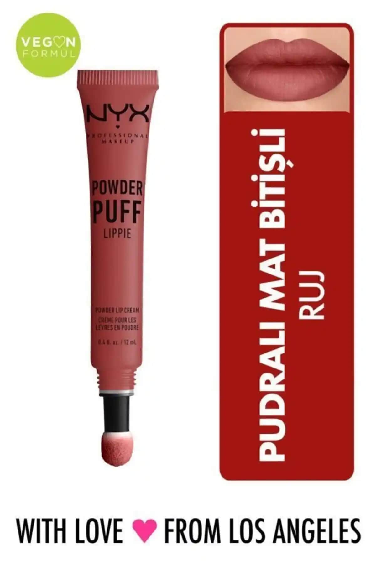 NYX Powder Puff Lippie Best Buds Ruj ile Doğal ve Modern Dudaklara Şıklık Katın