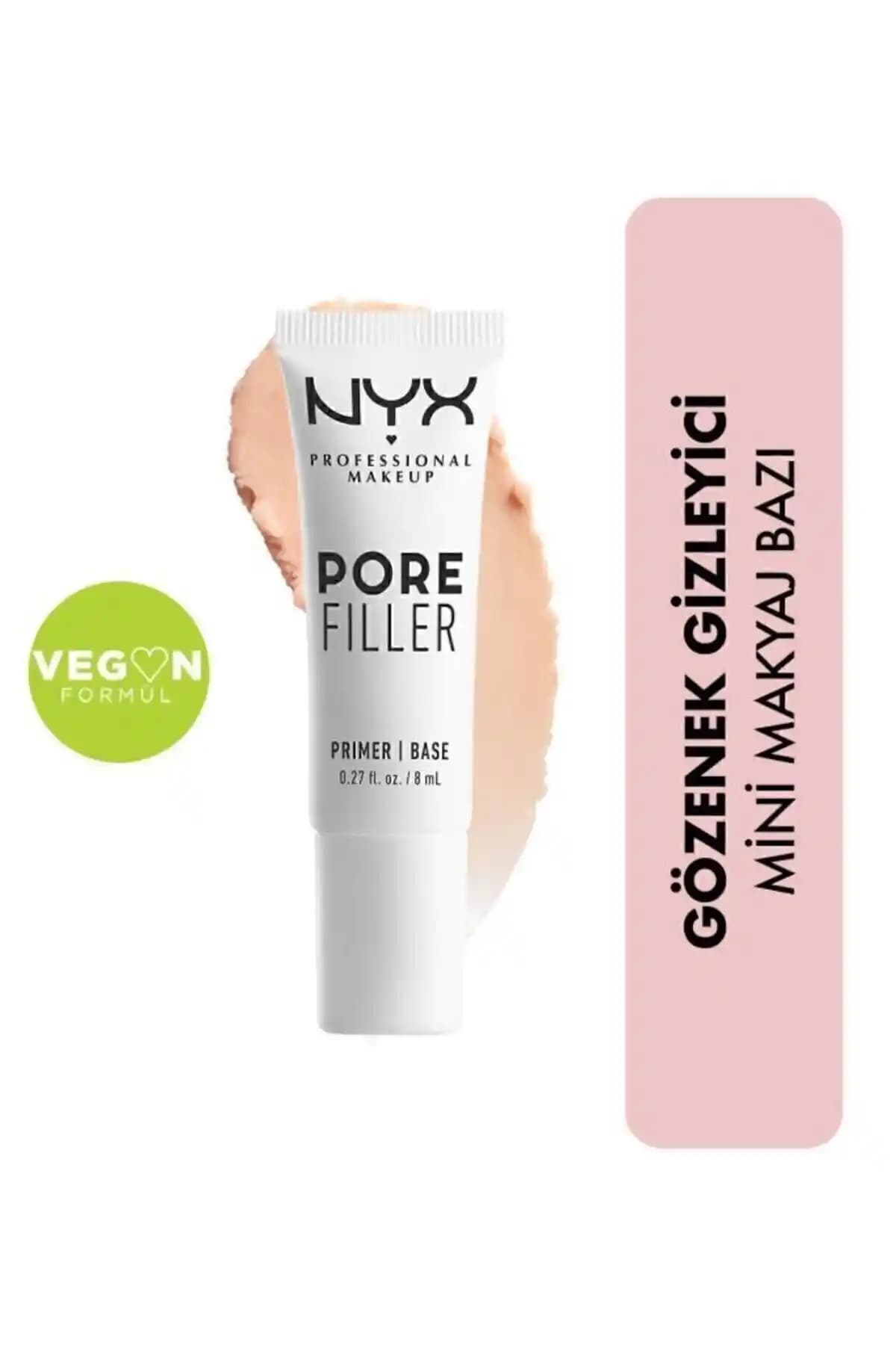 NYX Professional Makeup Pore Filler Primer Mini: Gözenekleri Gizleyen ve Kalıcılığı Artıran Makyaj Bazı
