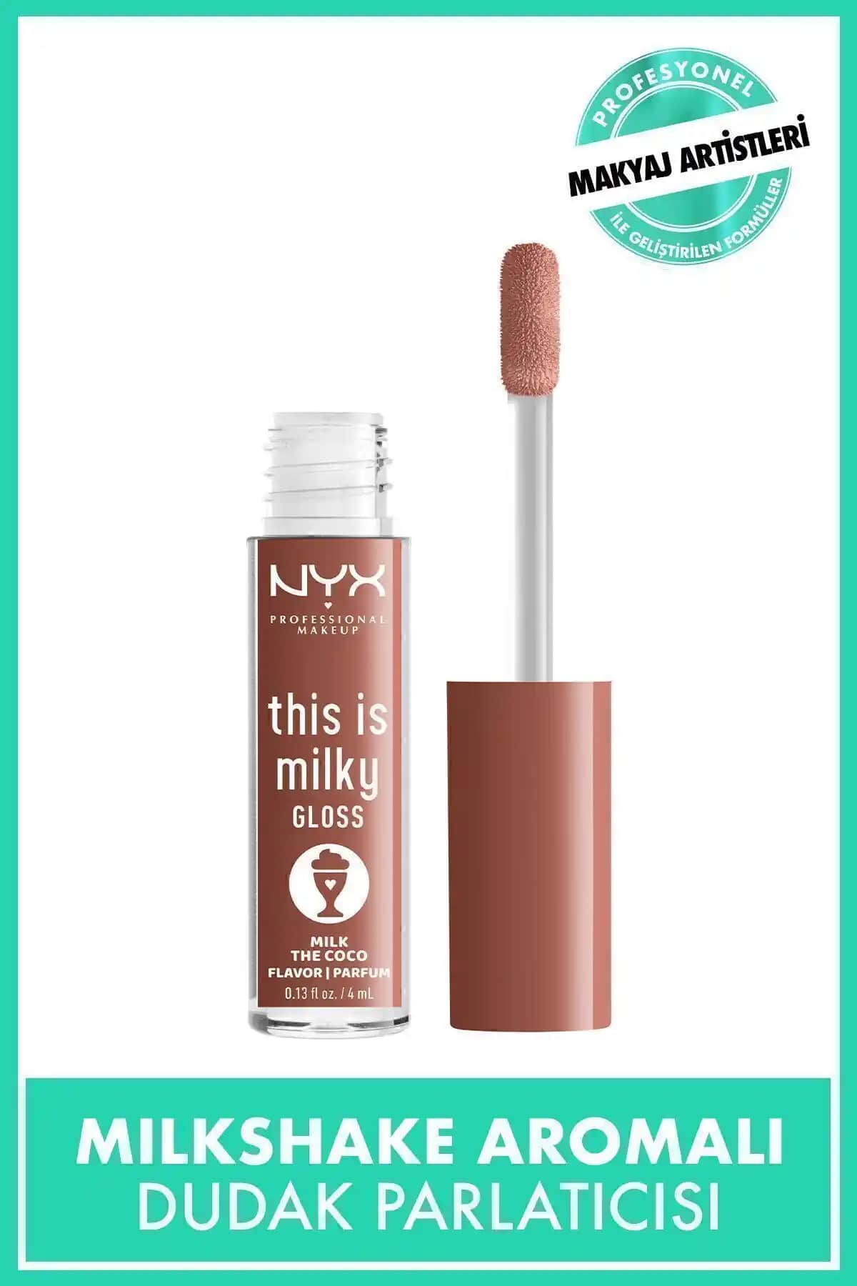 NYX This Is Milky Gloss Dudak Parlatıcısı: Renkli ve Nemli Dudaklar İçin Vegan Formül