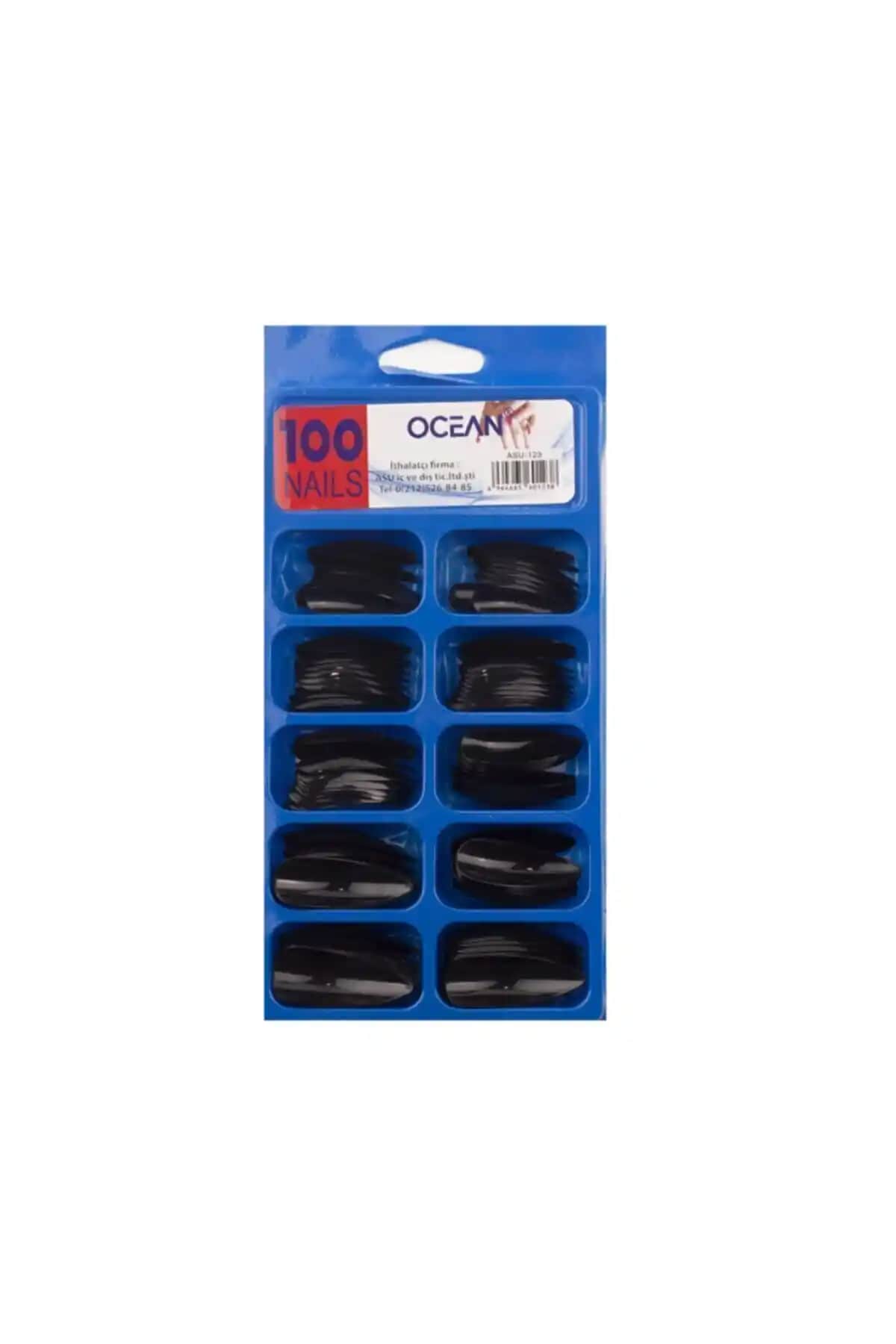 Ocean 100'lü Kutulu Stiletto Protez Tırnak ve SYBELLE Kozmetik 20'li Doğal Tırnak Karşılaştırması