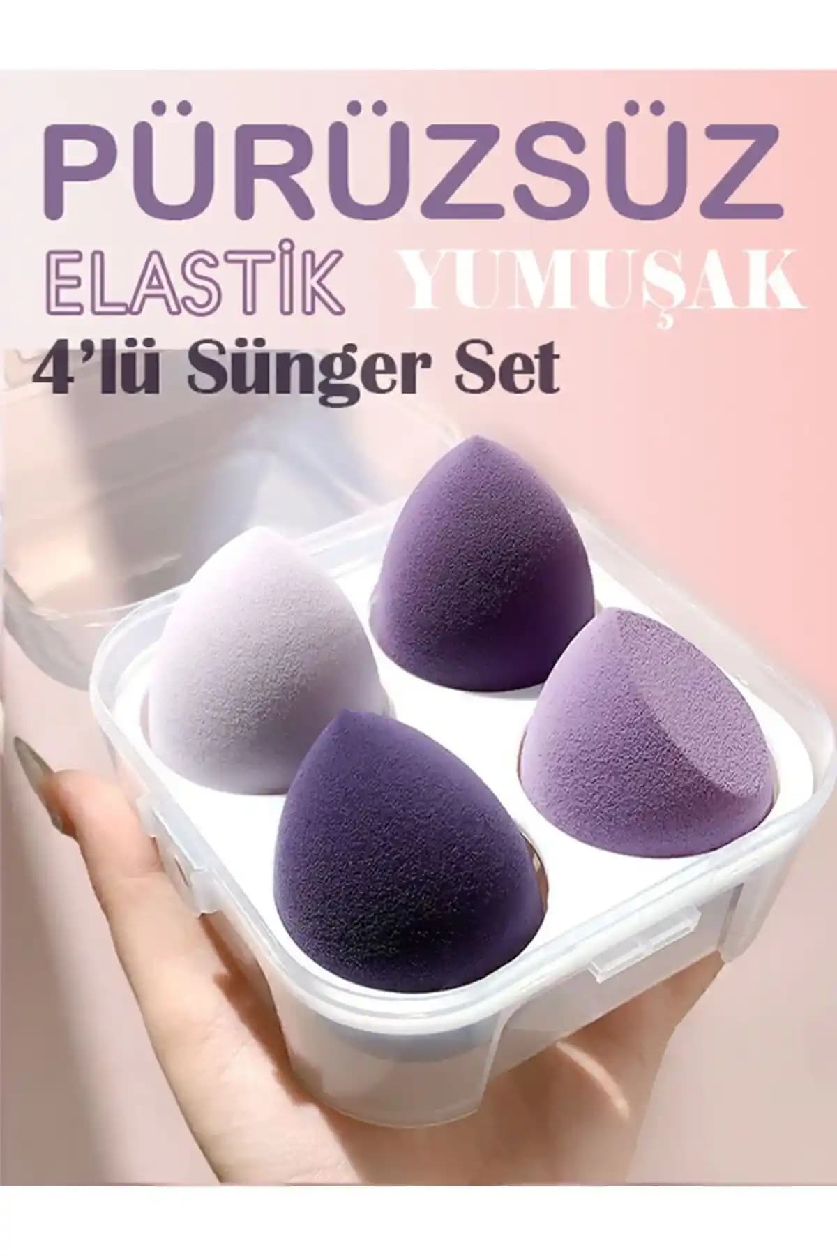 Ocean Süngeri Kutulu Sünger Seti: Yüksek Kalite ve Çok Yönlü Kullanım İmkanıyla Makyaj Deneyimini Geliştirir