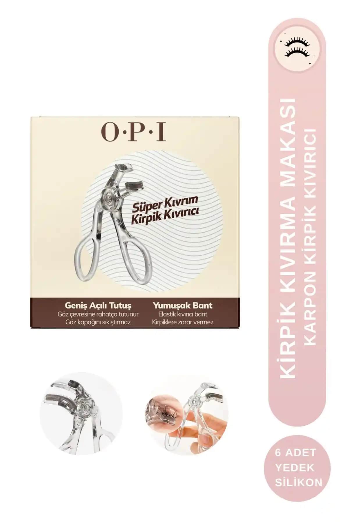 OPI Kirpik Kıvırıcı Karbon Teknolojisiyle Güvenli ve Uzun Süreli Kıvrım Sağlar