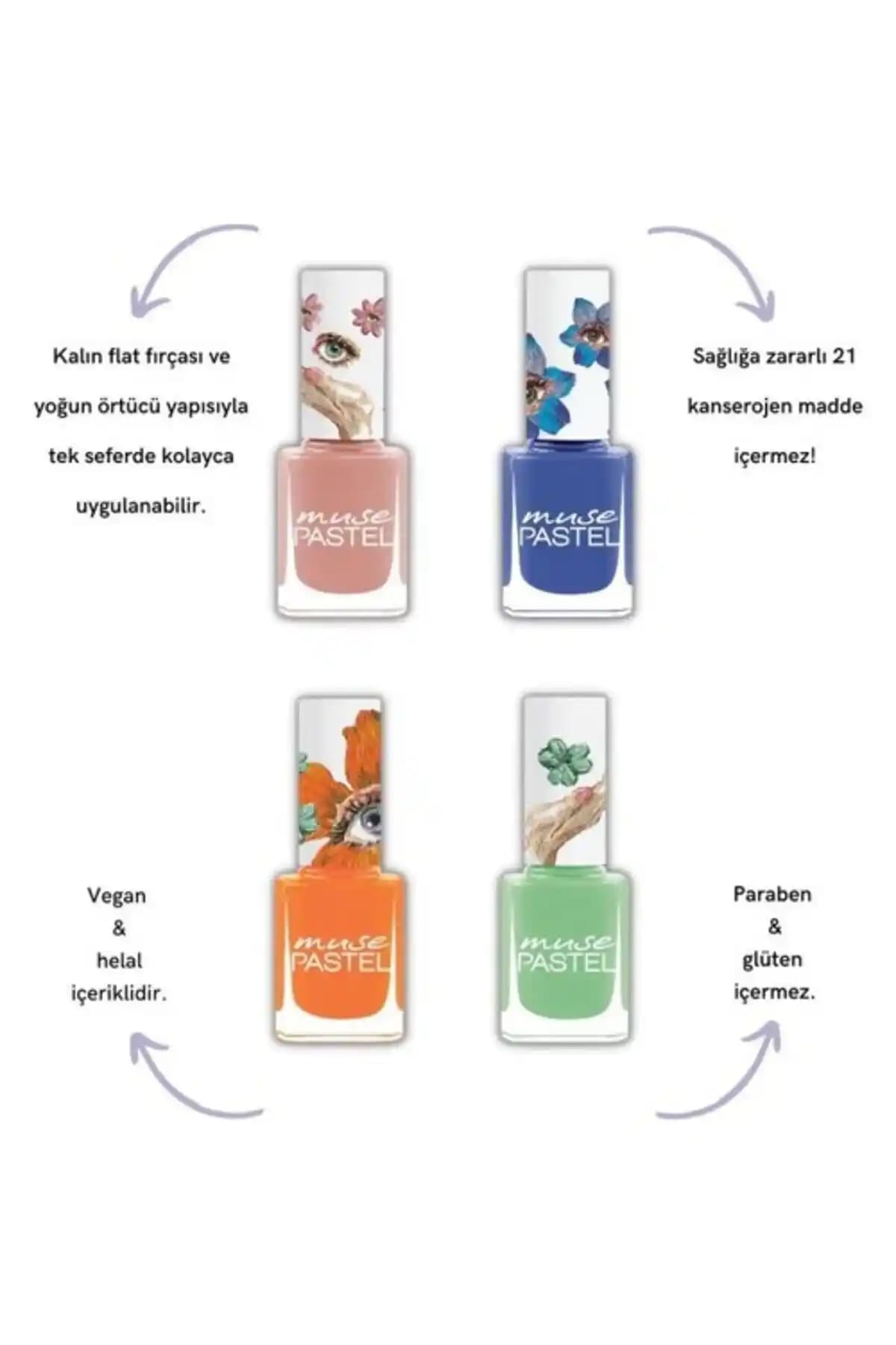 Pastel Oje Seti Rana Balca: Canlı ve Parlak Renklerle Yaz Aylarına Özel Kozmetik Koleksiyonu