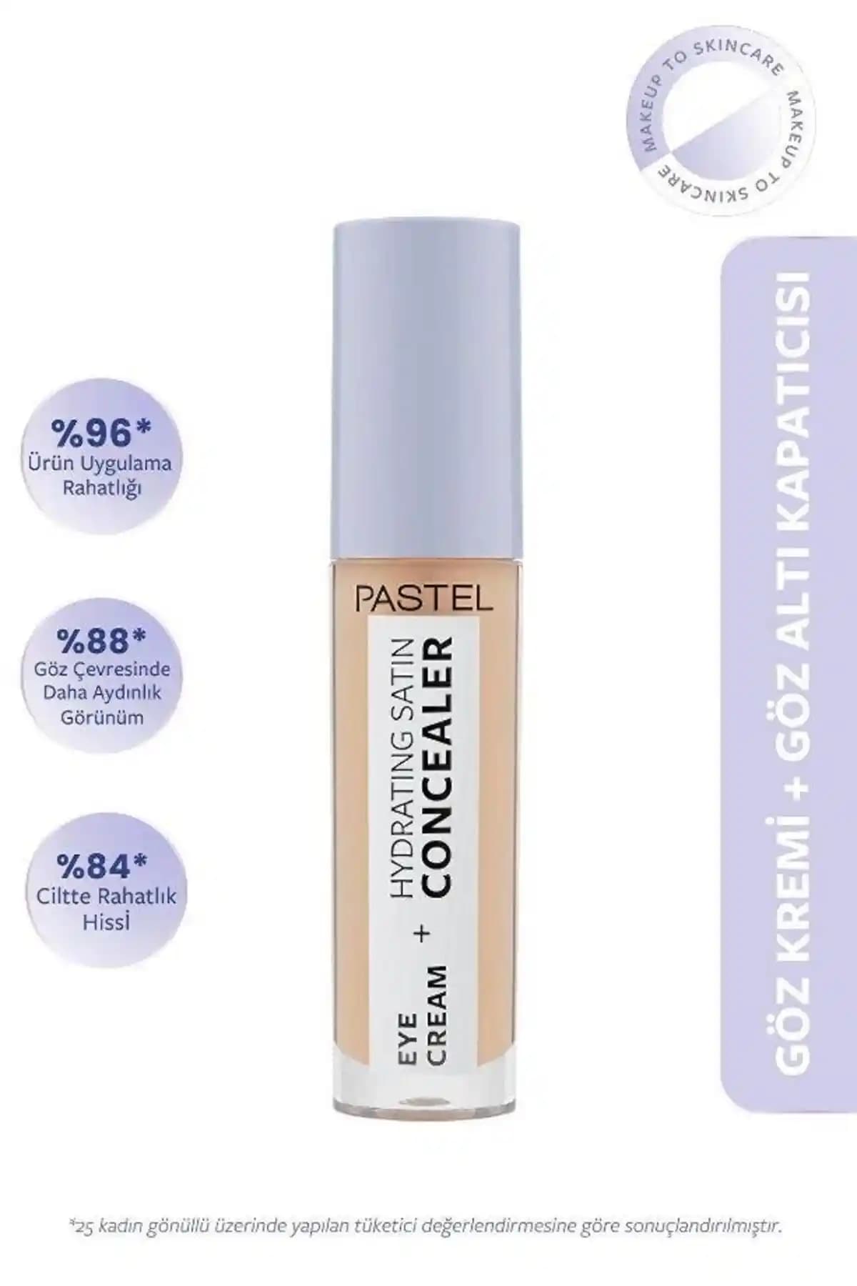 Pastel Pastel Eye Cream Hydrating Satin Concealer 63 Milkshake Göz Altı Kapatıcı