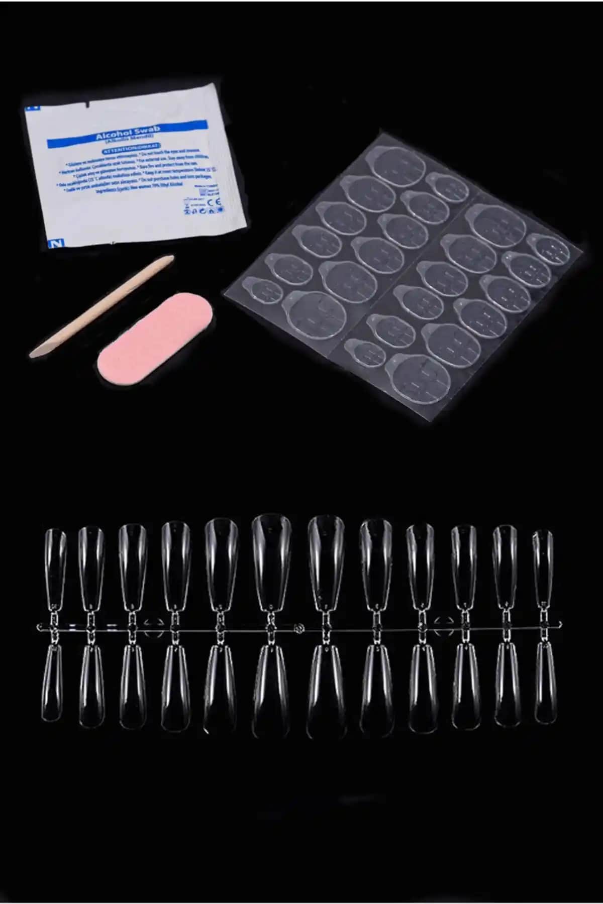 POP Beauty Şeffaf Takma Tırnak Seti: Estetik ve Kullanışlı Kozmetik Çözüm