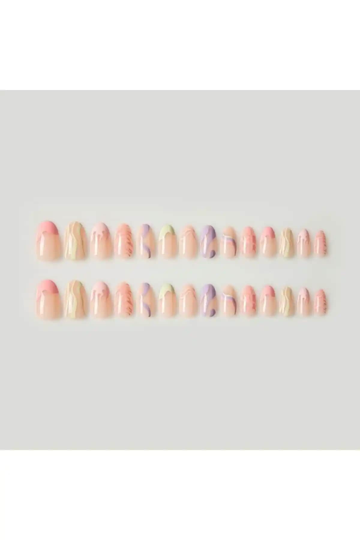 POP Beauty Takma Tırnak Seti ve Zararsız Yapıştırıcı ile Şık ve Pratik Tırnak Uygulaması