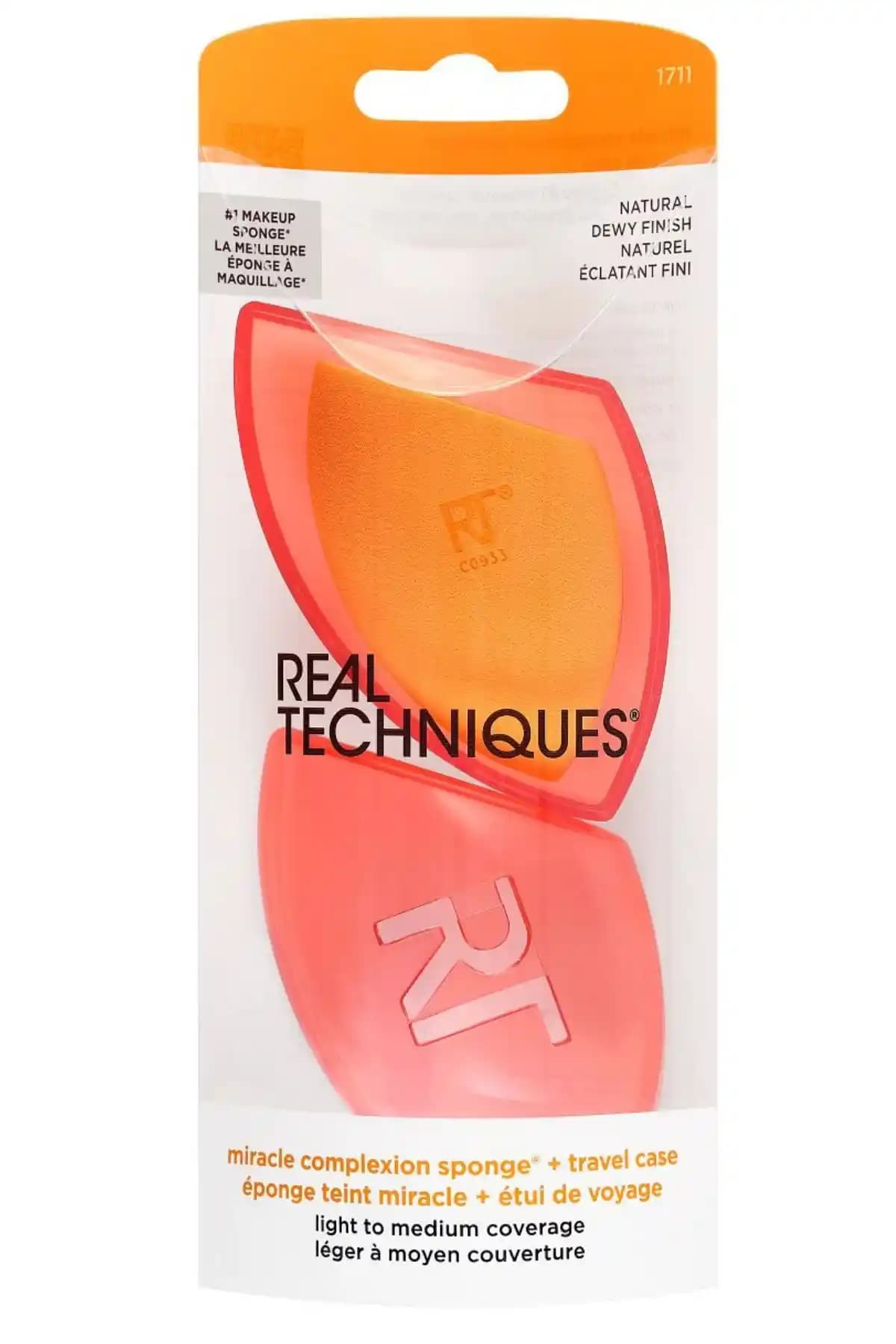 Real Techniques Mucize Makyaj Süngeri Seyahat Kılıflı Vegan ve Cruelty-Free Ürün
