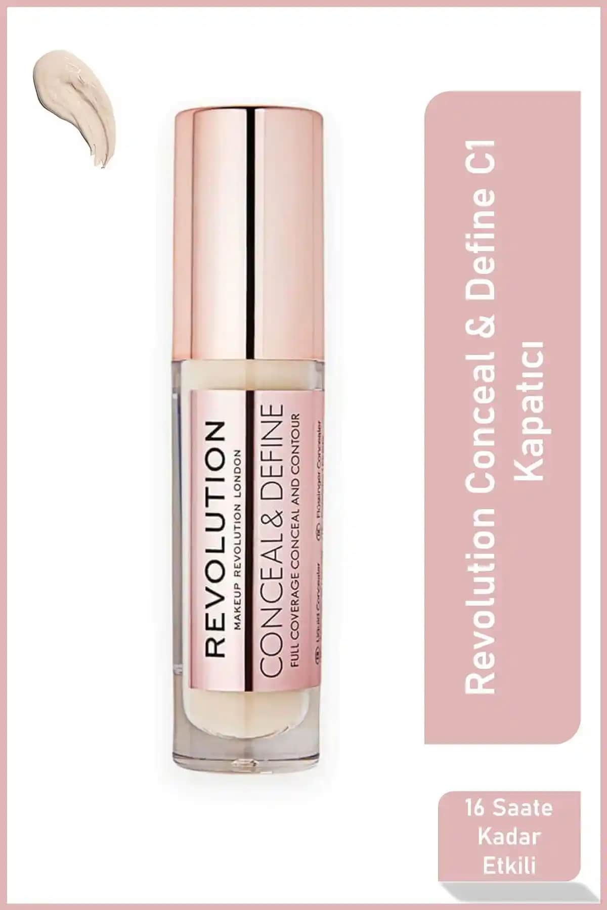 Revolution Conceal & Define C1 Mat Kapatıcı: Uzun Süre Dayanan Doğal Görünüm Sağlar
