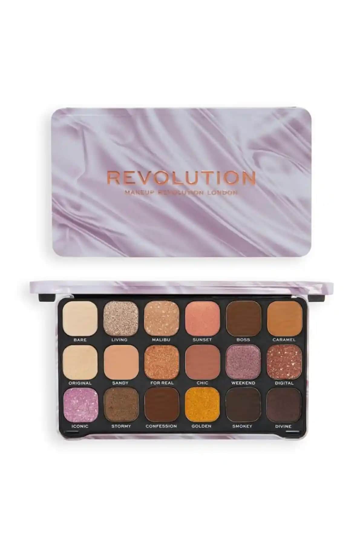 Revolution Forever Flawless Nude Silk Far Paleti Günlük ve Gece Kullanımı İçin Çok Yönlü Makyaj Aracı