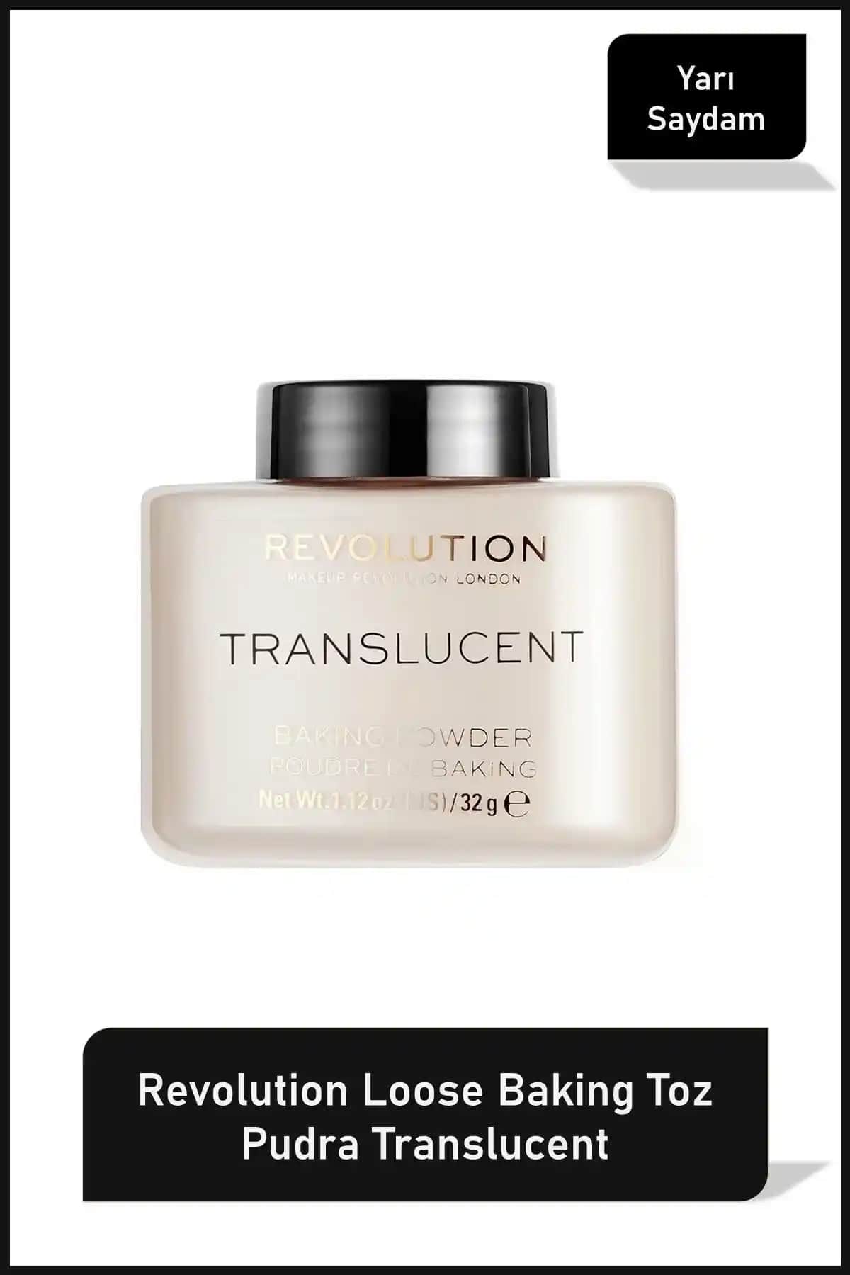 Revolution Loose Baking Toz Pudra: Uzun Süreli Mat ve Kalıcı Makyaj Sabitleyici