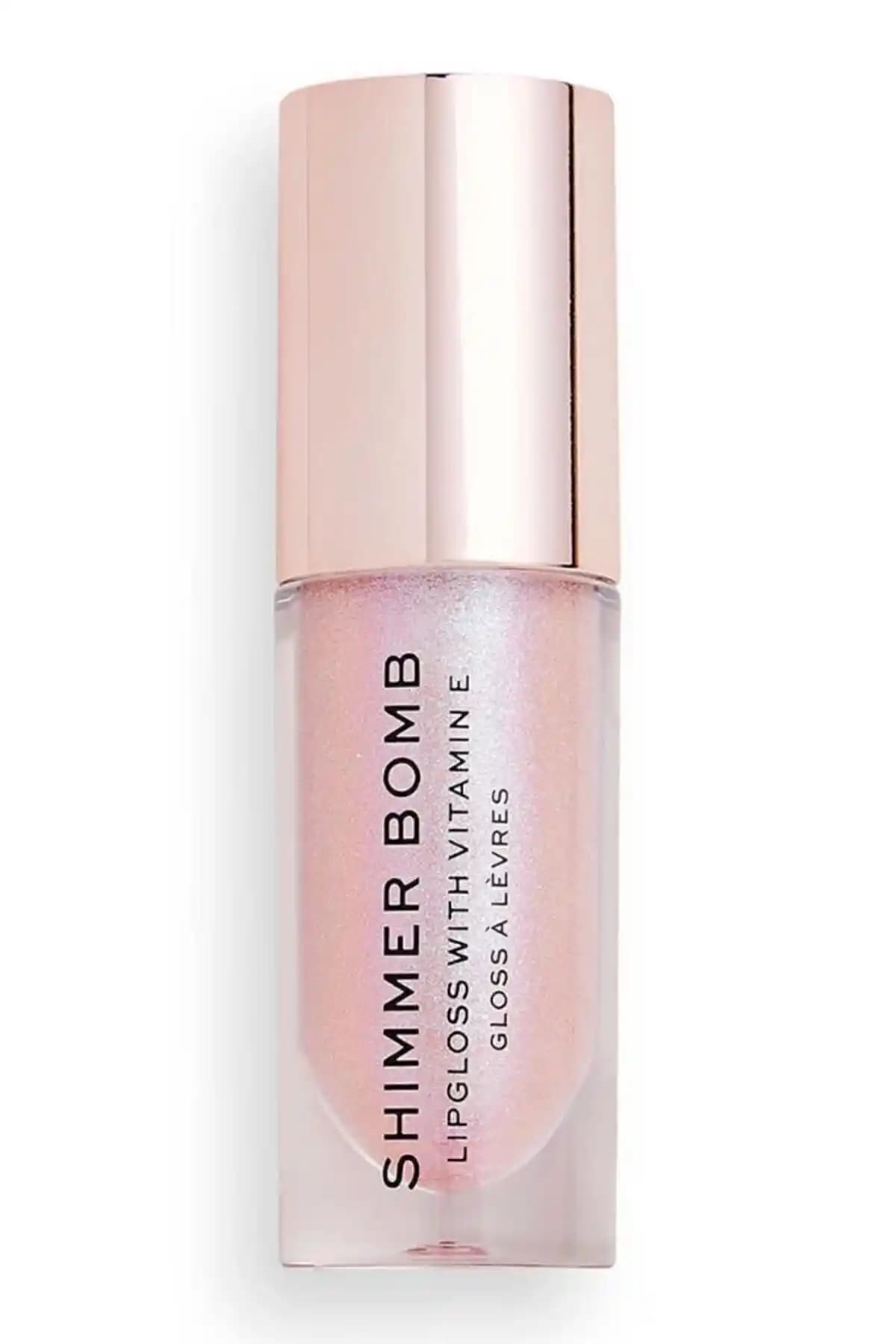 Revolution Shimmer Bomb Dudak Parlatıcısı: Yoğun Simli, Işıltılı ve Kalıcı Dudaklar İçin