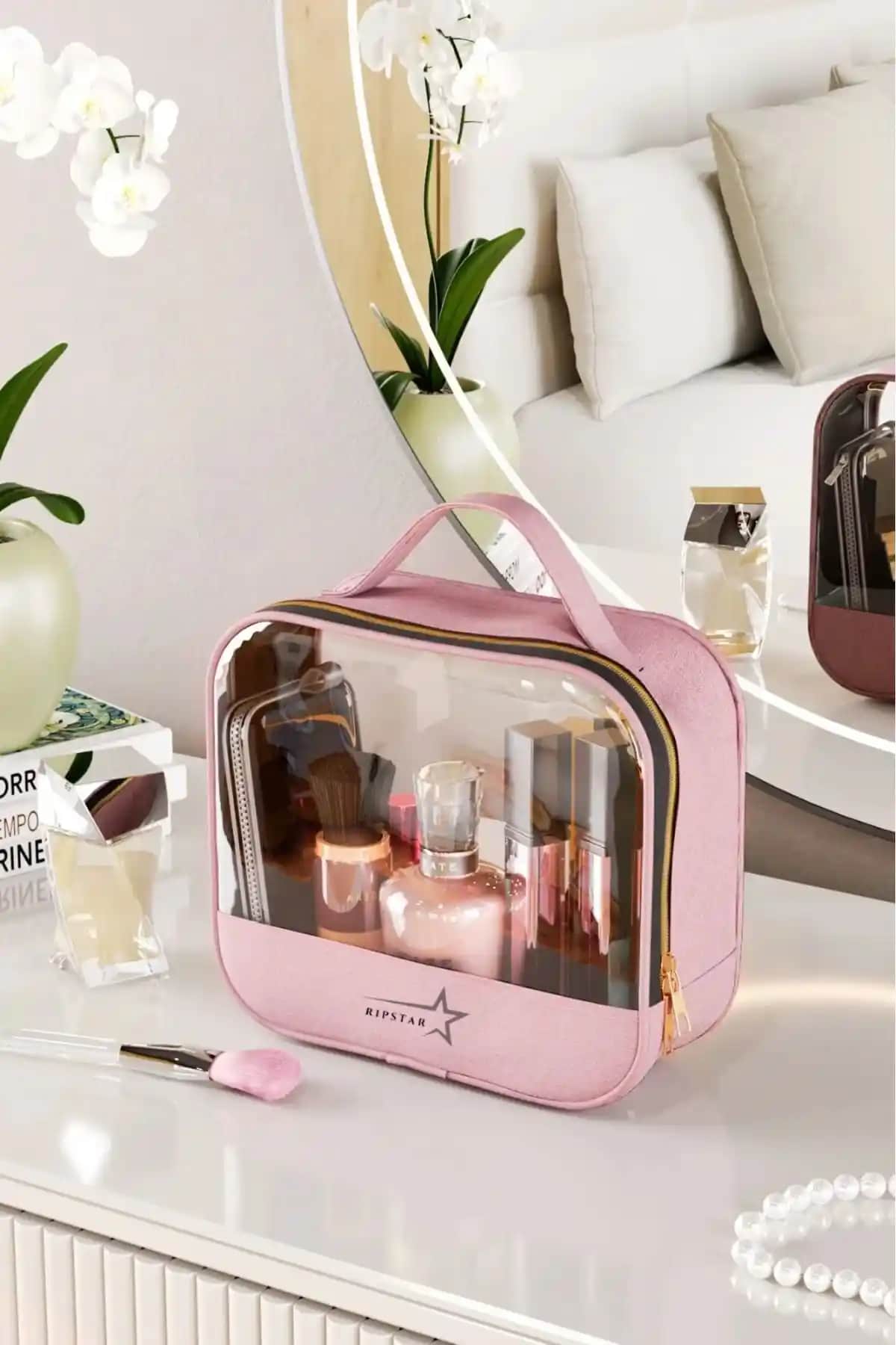 RIPSTAR Makyaj ve Kozmetik Düzenleme Çantası: Şıklık ve İşlevselliğin Buluşması