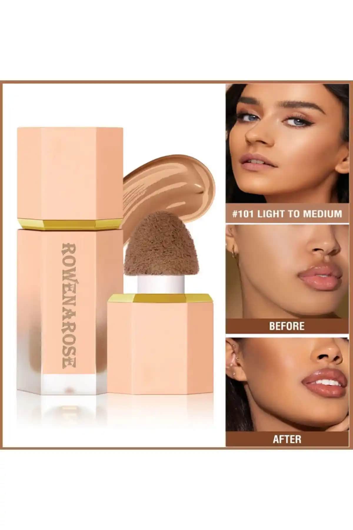 ROWENAROSE Yoğun Pigmentli Likit Kontur ile Doğal ve Kalıcı Makyaj Deneyimi