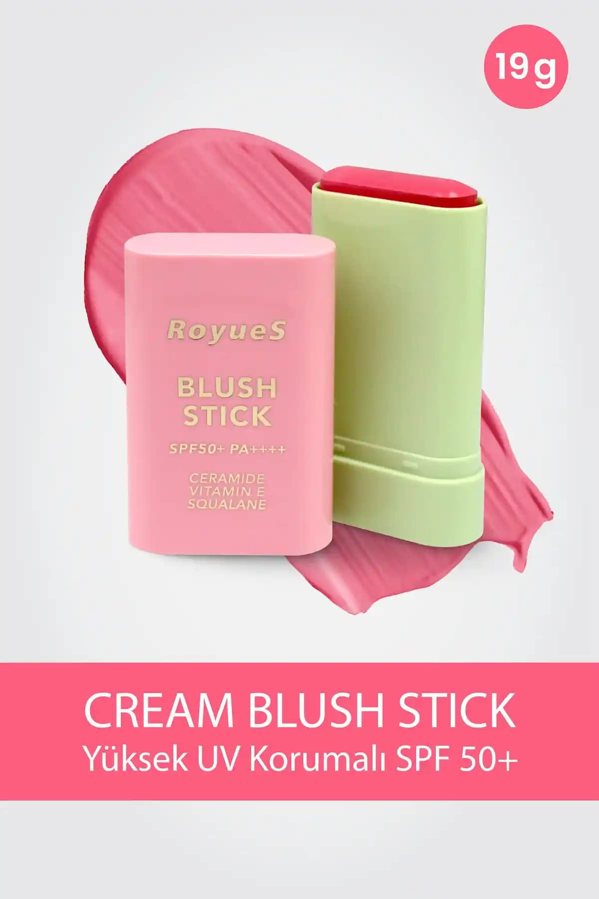 Royues Nemlendiricili Stick Krem Allık: Doğal Görünüm İçin Pratik ve Yüksek Pigmentli Makyaj Ürünü