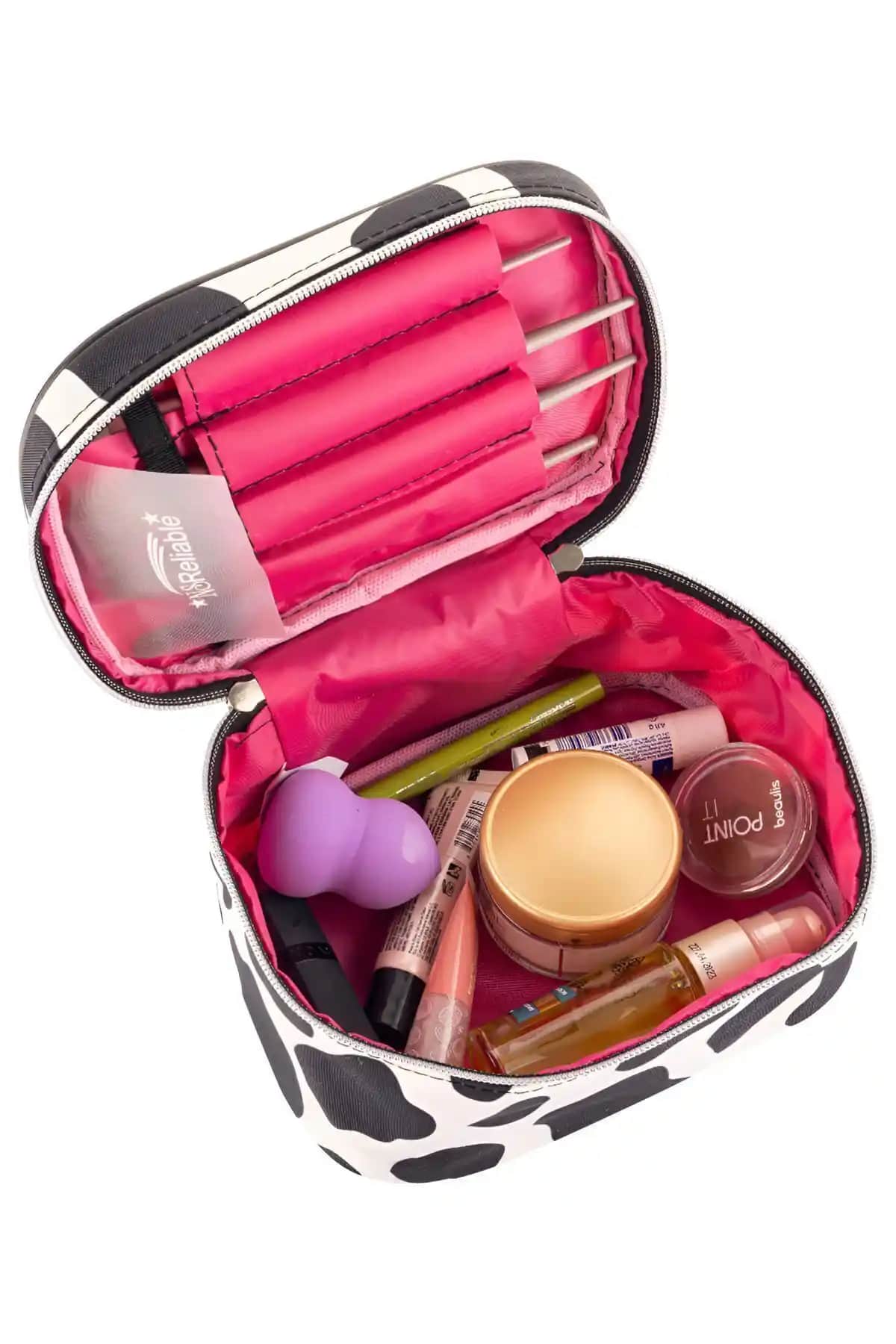 Şık ve Dayanıklı Seyahat Makyaj Organizeri, Pratik ve Modern Tasarım