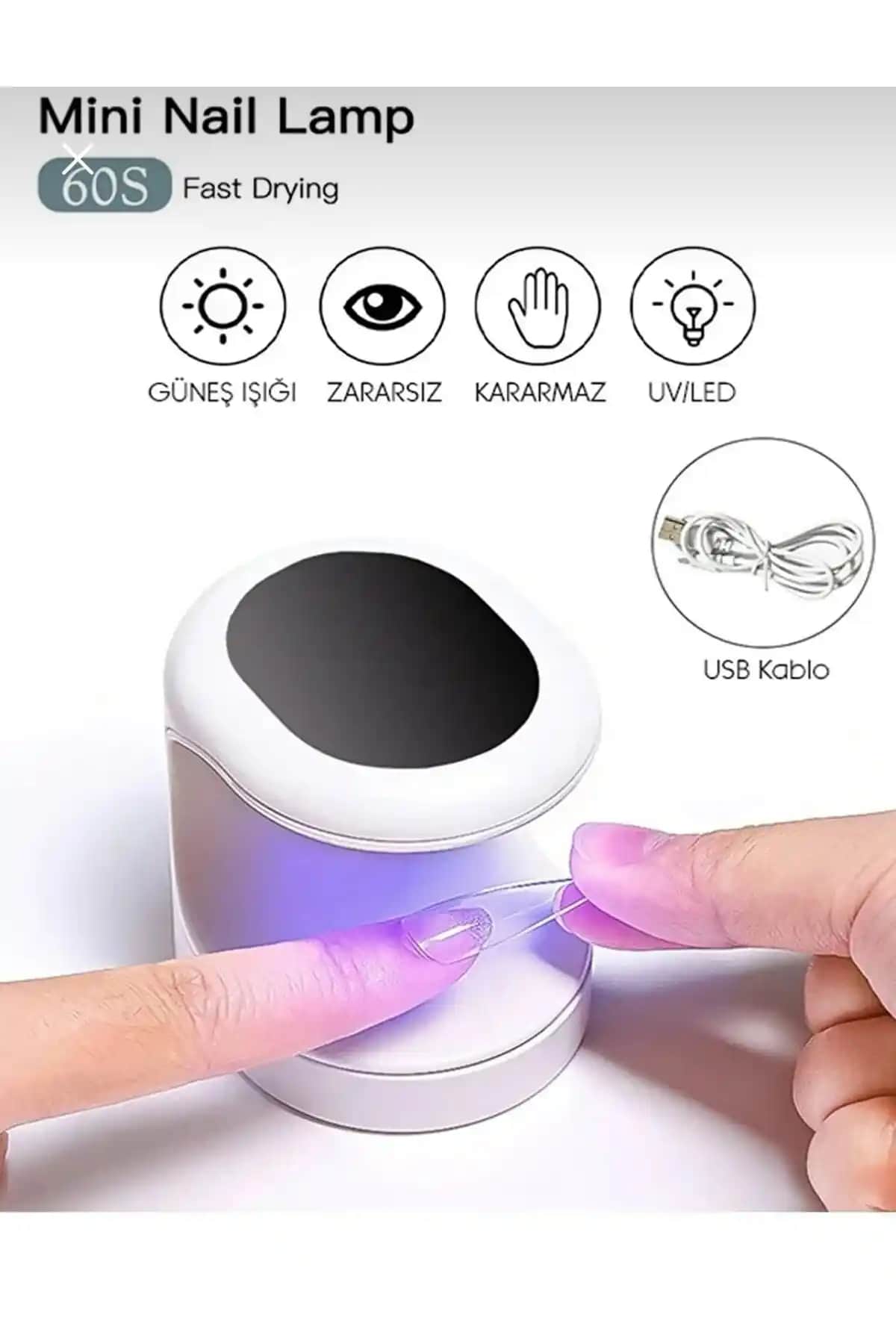 SİNKA Mini UV LED Tırnak Kurutucu: Hızlı, Taşınabilir ve Güçlü Tırnak Bakım Cihazı