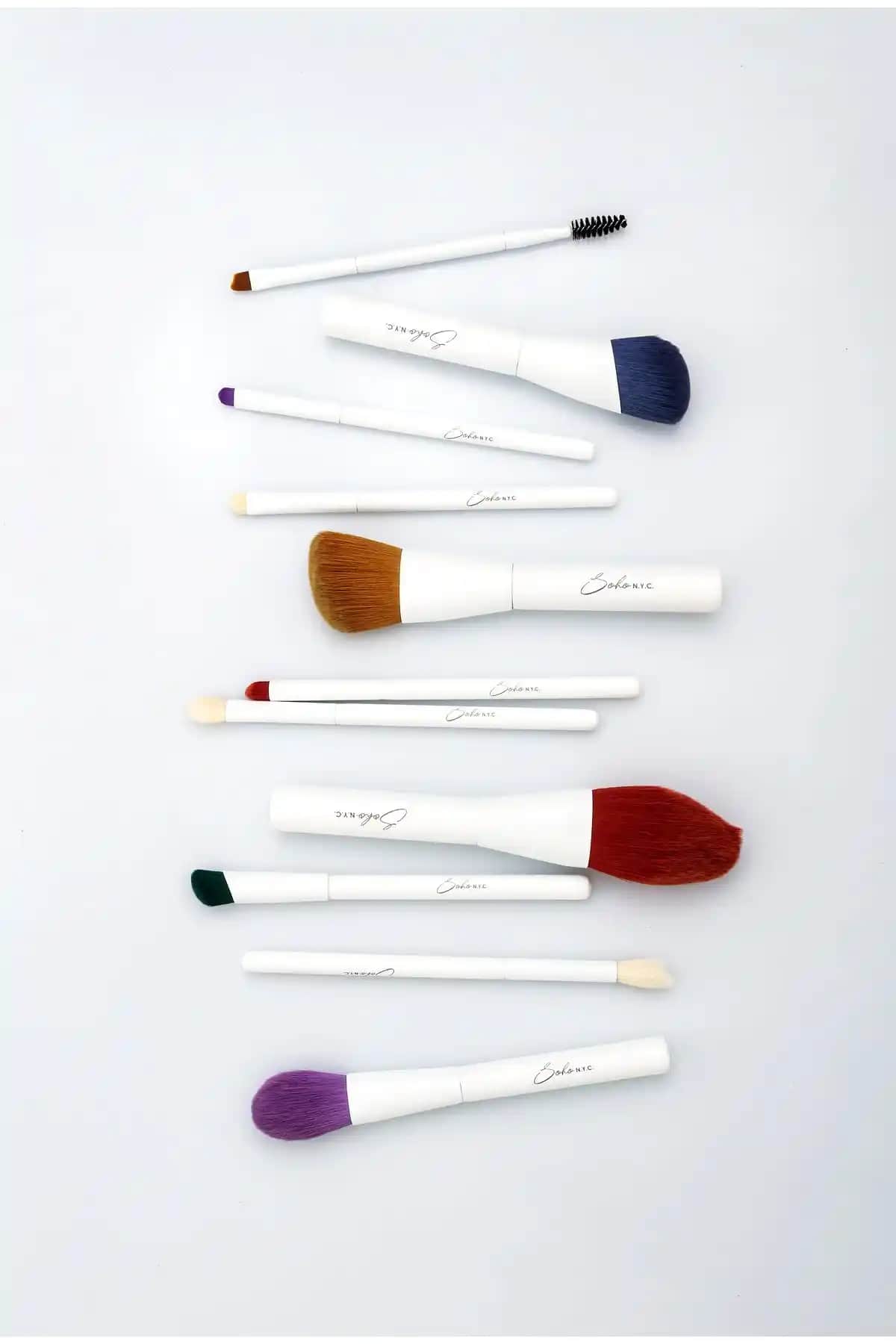 Soho N.Y.C. Vegan Makyaj Fırça Seti 11 Parça Doğal ve Çevre Dostu Makyaj Araçları