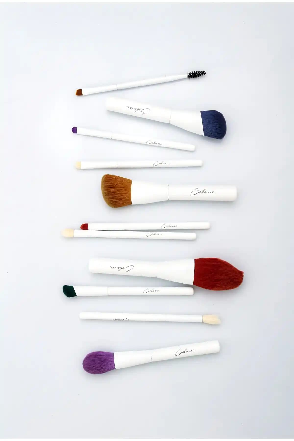 Soho N.Y.C. Vegan Makyaj Fırça Seti 11 Parça Doğal ve Çevre Dostu Makyaj Araçları