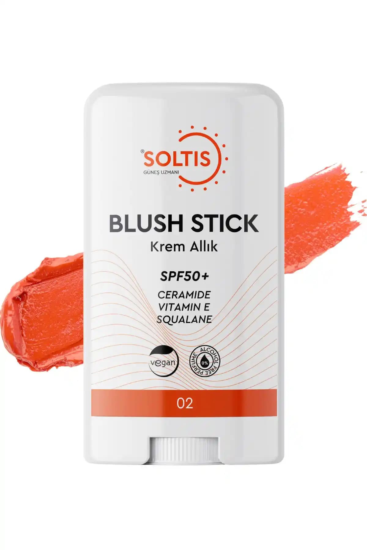 Soltis Nemlendirici Stick Allık SPF50+ Şeftali Tonu: Doğal ve Koruyucu Makyaj Alternatifi