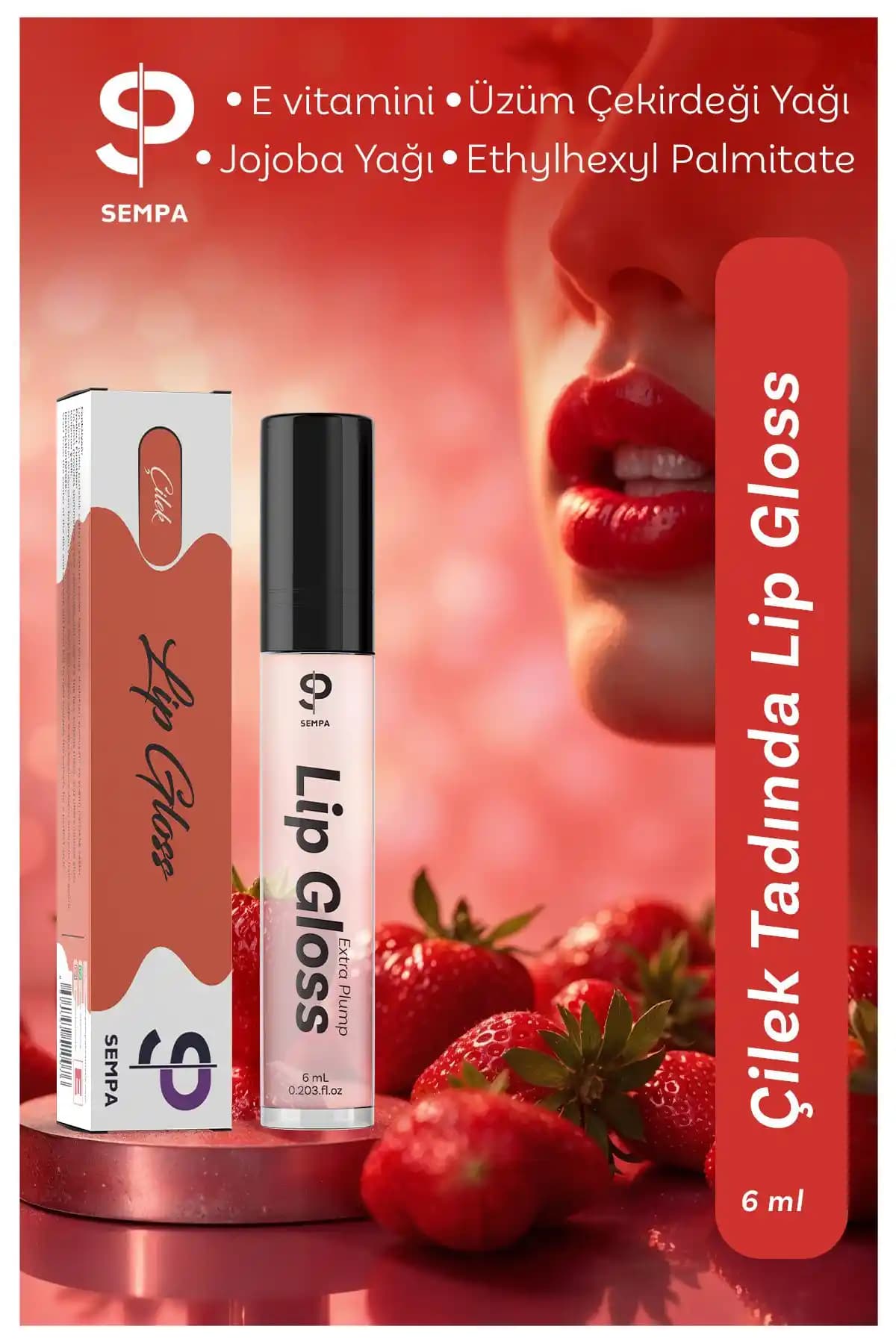 SP SEMPA Çilekli Dudak Dolgunlaştırıcı ve Parlatıcı Lip Gloss Özellikleri ve Kullanım Avantajları