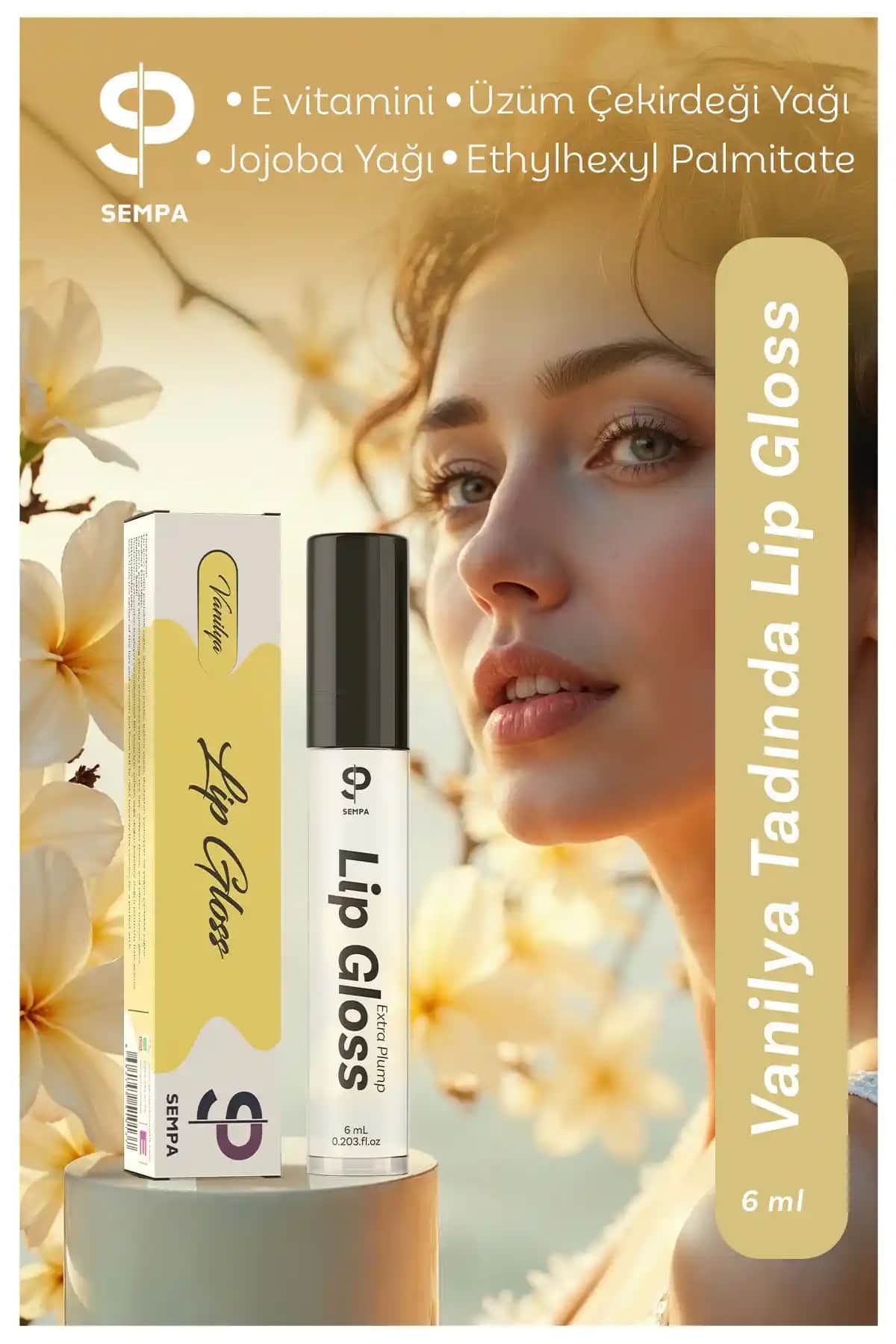 SP SEMPA Vanilyalı Dudak Dolgunlaştırıcı ve Parlatıcı Lip Gloss Kullanım ve Özellikleri