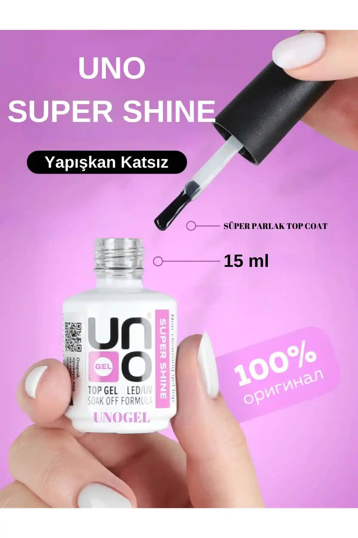 Unogel Uno Supershine Top Coat: Uzun Süreli Parlaklık ve Dayanıklılık Sağlayan Tırnak Ürünü