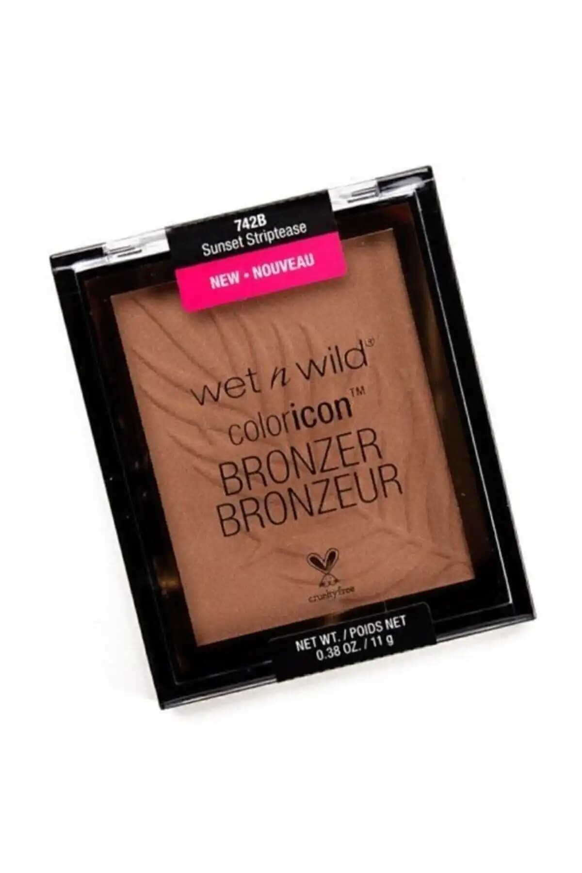 Wet n Wild Color Icon Bronzer Sunset Striptease ile doğal ve parlak yaz makyajı sağlar