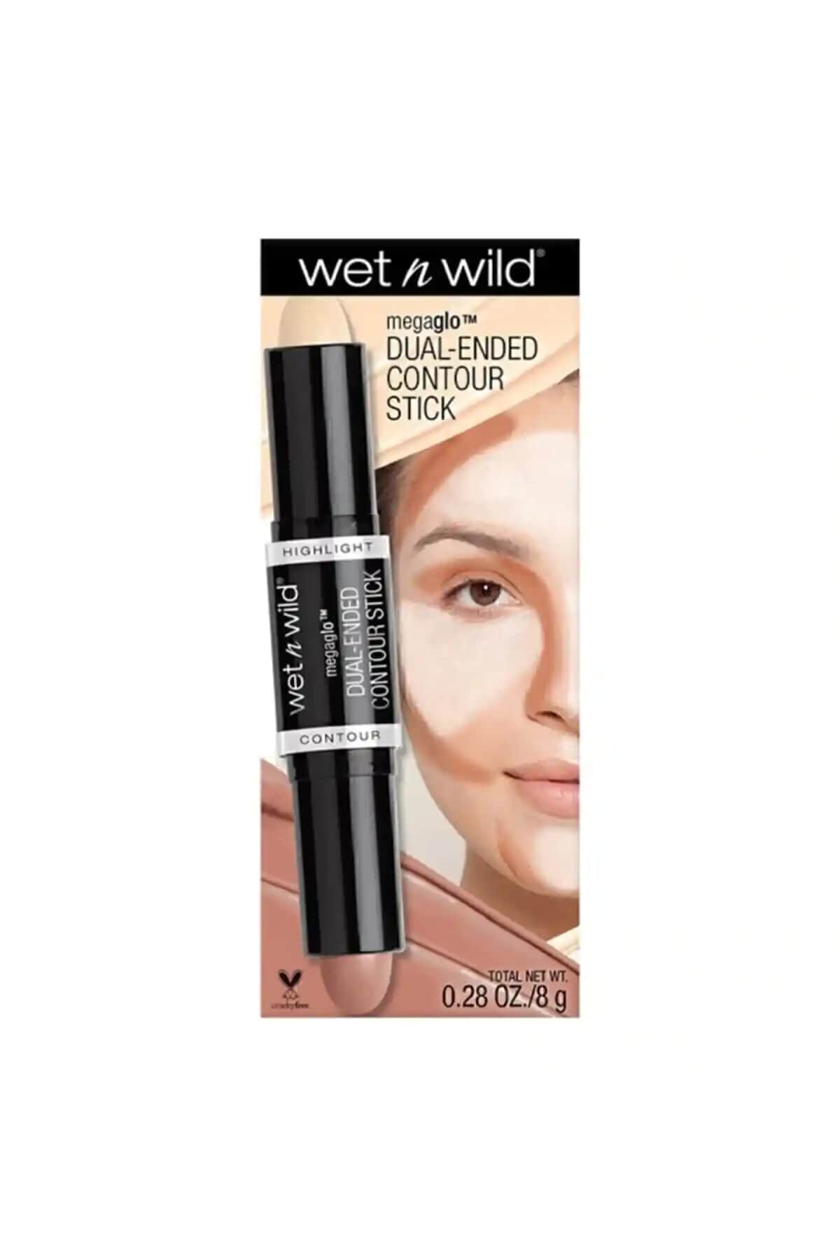 WET N WİLD Megaglo Dual Ended Contour Stick: Pratik ve Doğal Makyaj İçin İdeal Çift Uçlu Kontür Çubuğu
