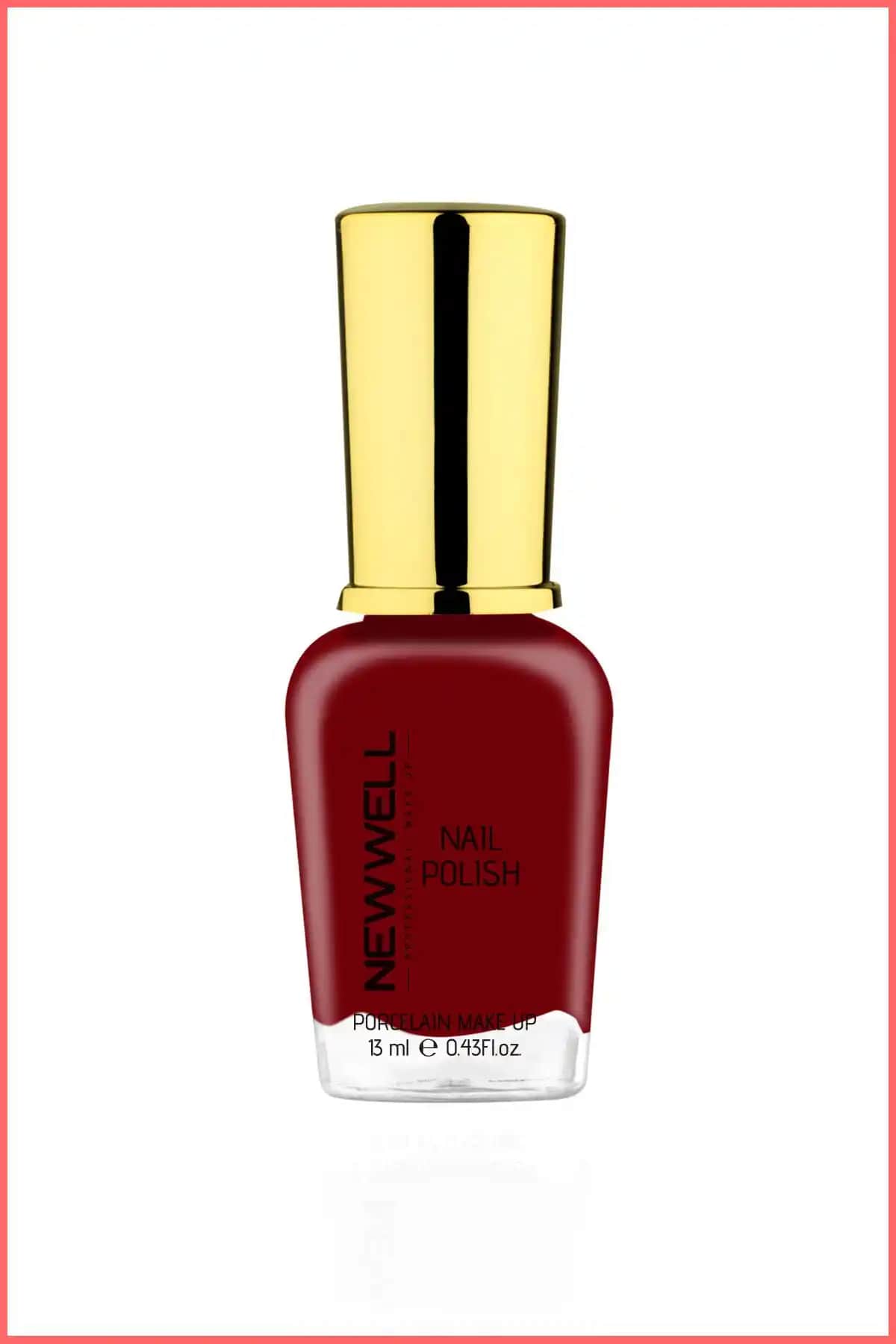 Yeni Nesil Well Oje Bordo Mat Renkli Modern ve Şık Manikür Deneyimi