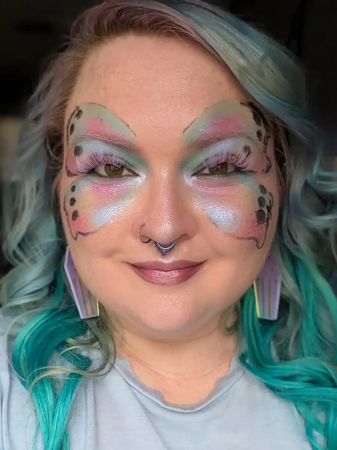 Forest Mother of Pearl Kelebeği Esinli Makyaj Tasarımı ve Kullanılan Ürünler Detayları