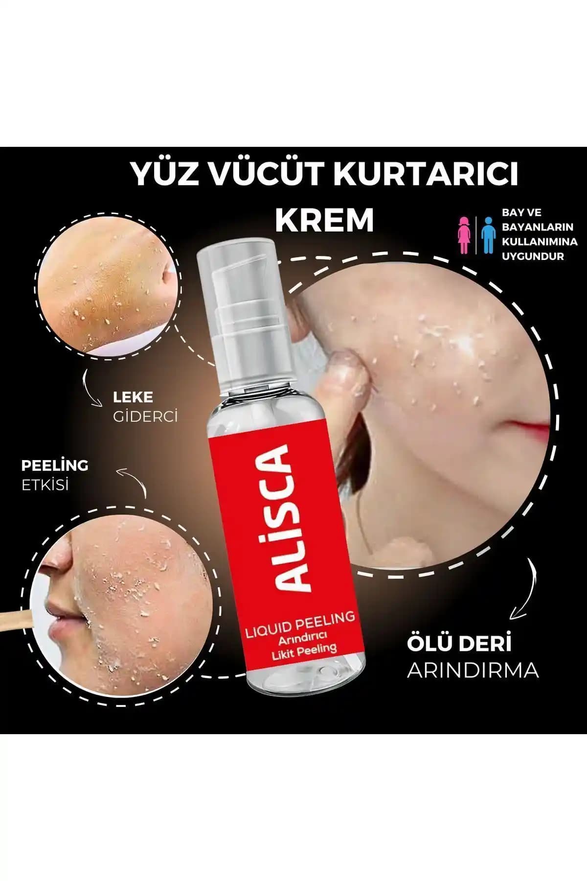 Alisca Soyucu Peeling Jel Krem: Cilt Temizliği ve Yenilenmesi İçin Güçlü Çözüm