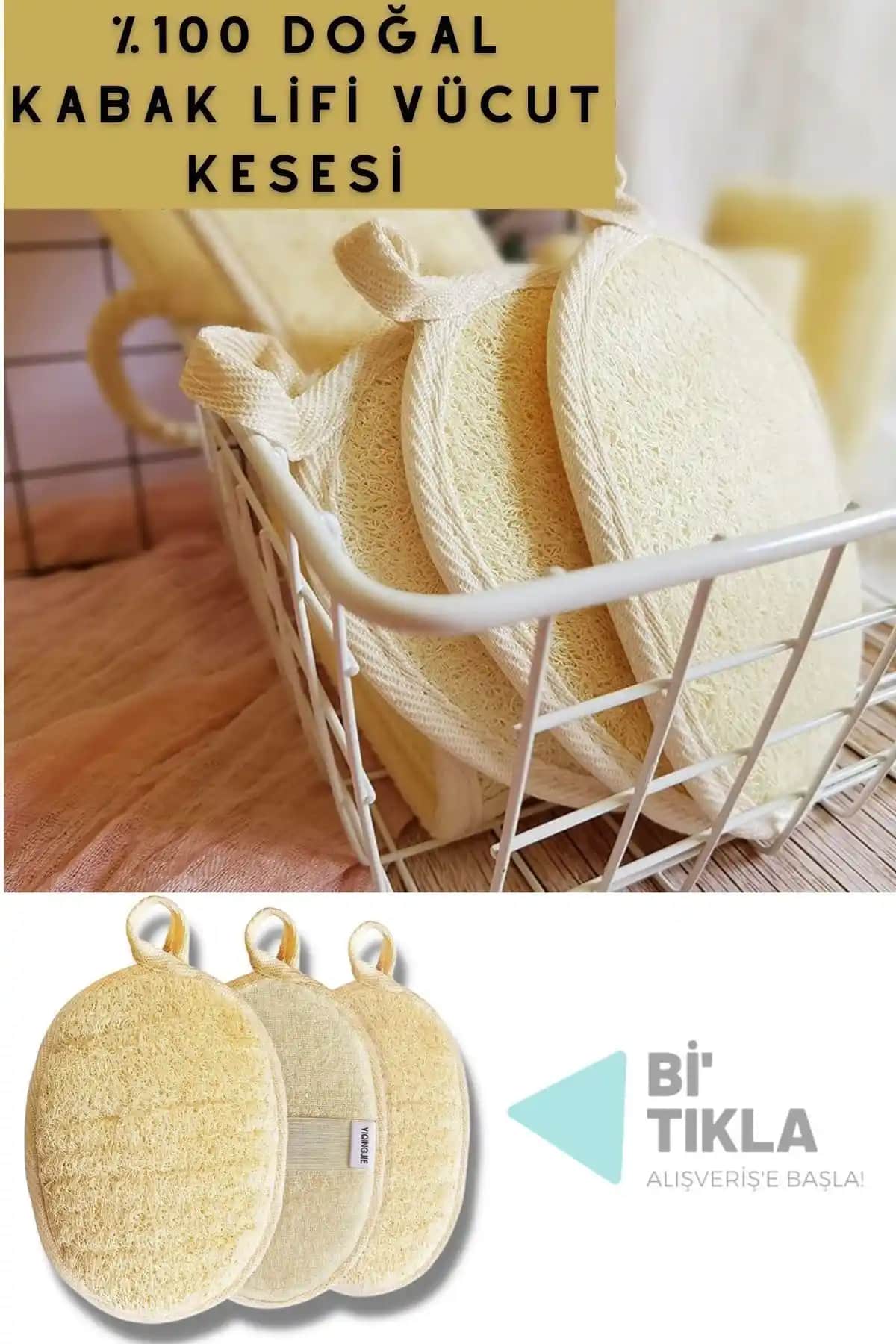 Ankaflex Doğal Kabak Lifi ve ElitWear Ekru Banyo Kesesi Karşılaştırması