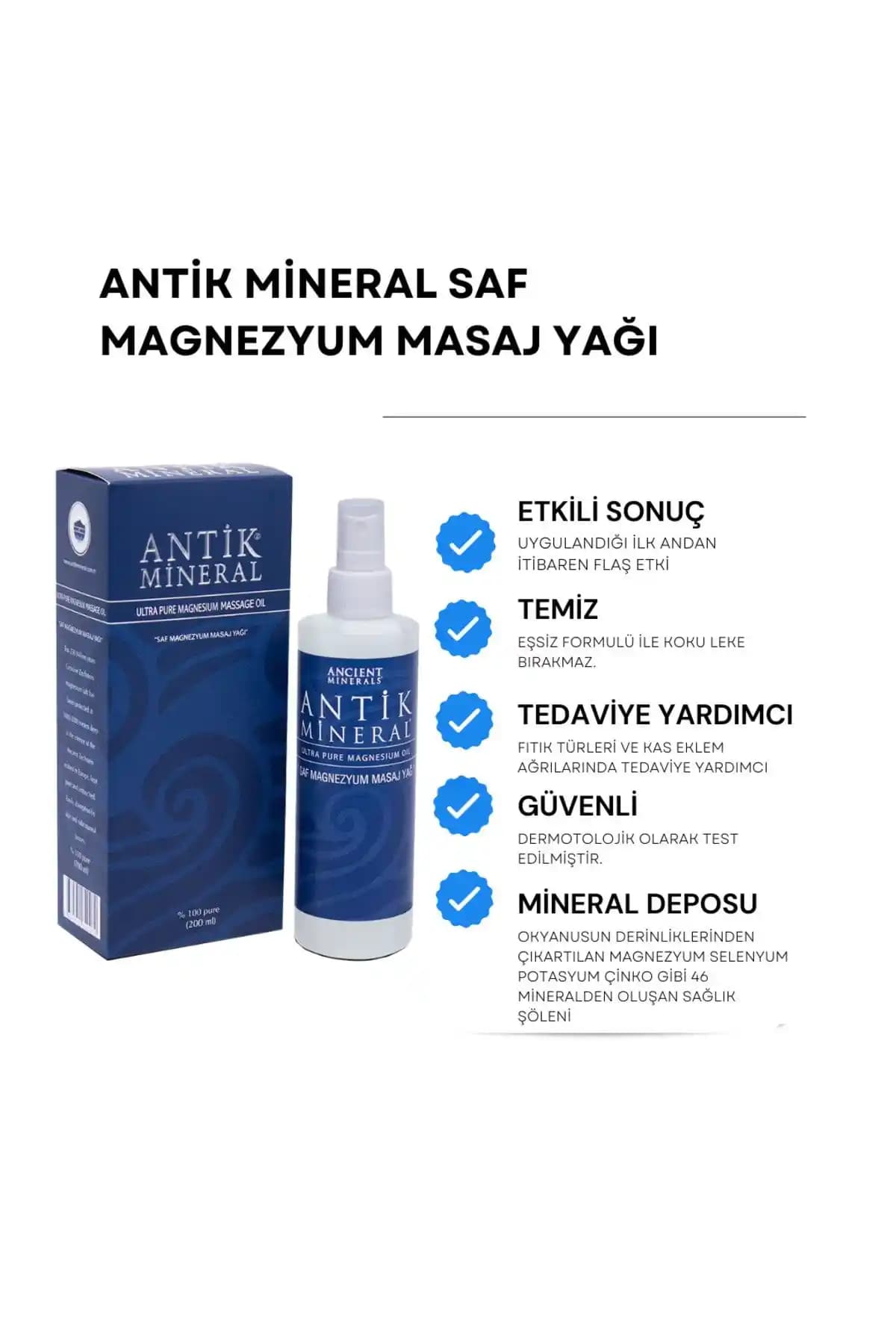 Antik Mineral Saf Magnezyum Yağı ve MORE THAN Magnezyum Yağı Karşılaştırması