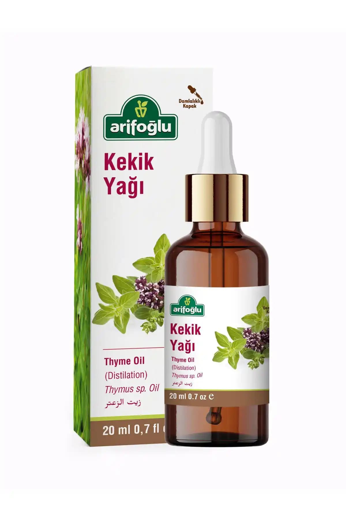 Arifoğlu Kekik Yağı 20 ml Doğal ve Yüksek Kalite Güvenilir Uçucu Yağ