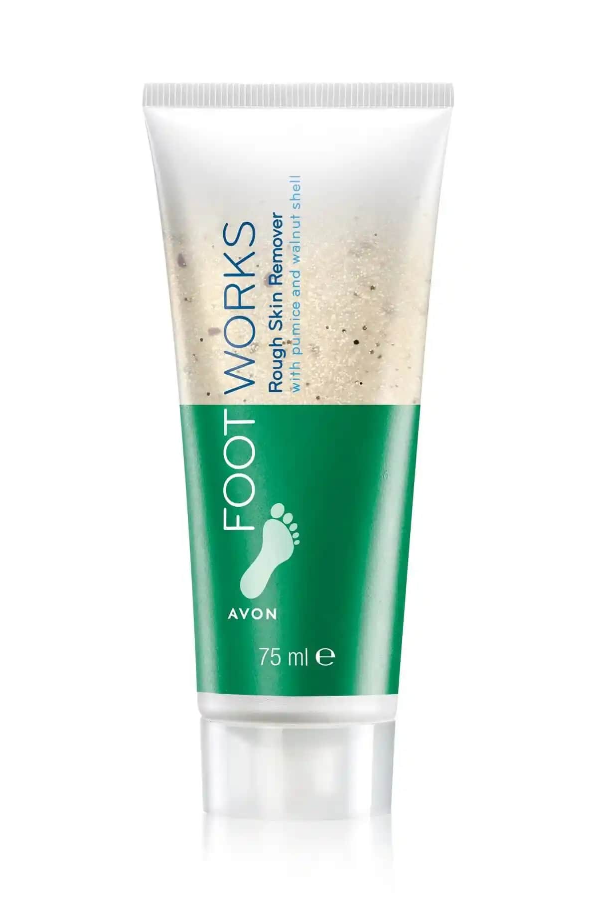 Avon Footworks Sertleşmiş Cildi Arındırıcı Ayak Peelingi 75 ml ile Yumuşak ve Bakımlı Ayaklar