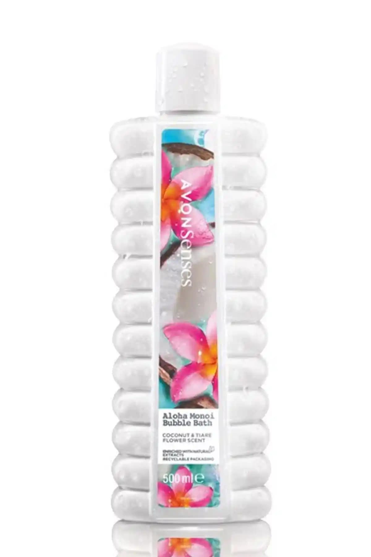 Avon Senses Aloha Monoi Tiare Çiçeği ve Hindistan Cevizi Kokulu Banyo Köpüğü 500 ml