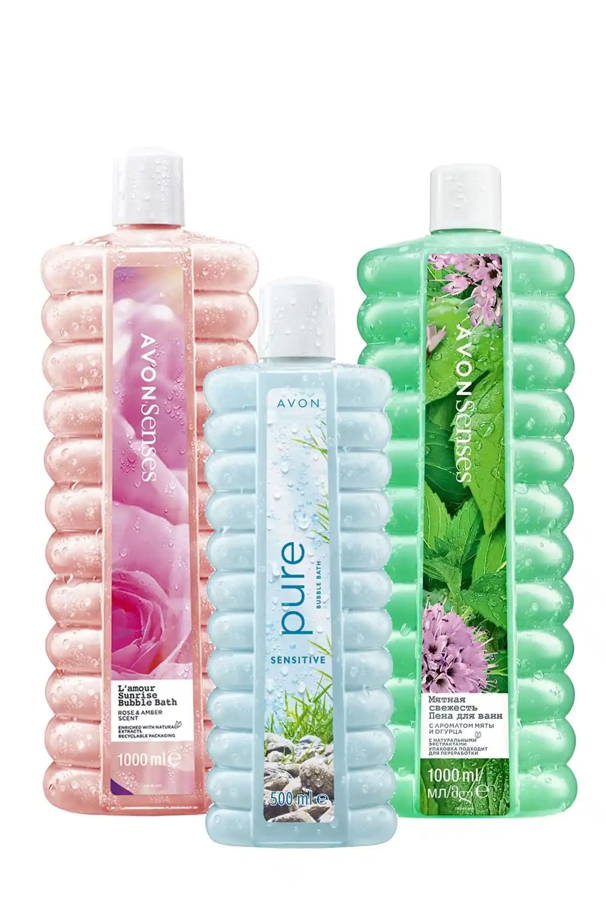 Avon Senses Banyo Köpükleri Paketi: Doğal ve Ferahlatıcı Aromalarla Günlük Temizlik