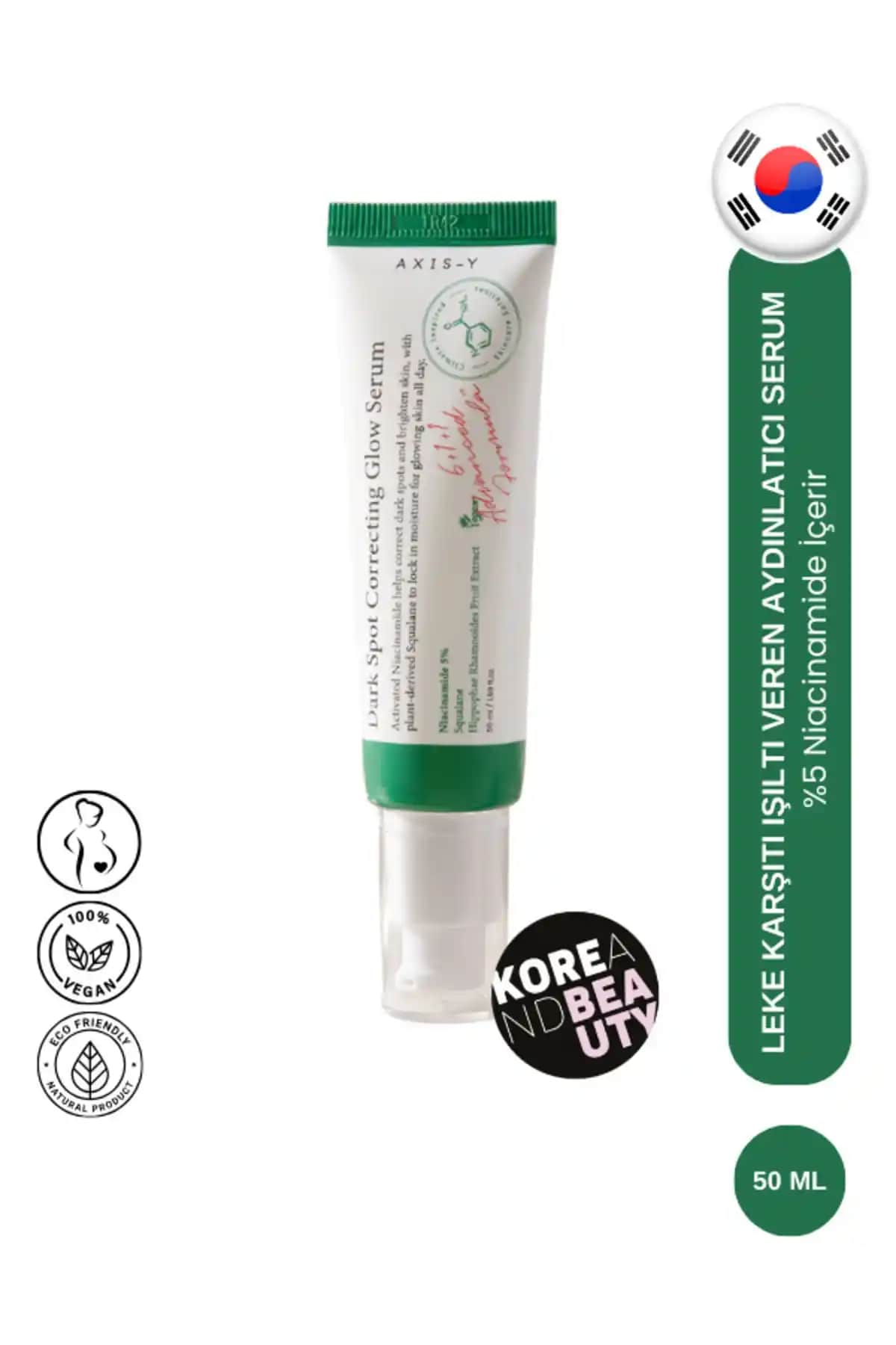 AXIS-Y Dark Spot Correcting Glow Serum: Leke Giderici ve Parlaklık Artırıcı Cilt Serumu