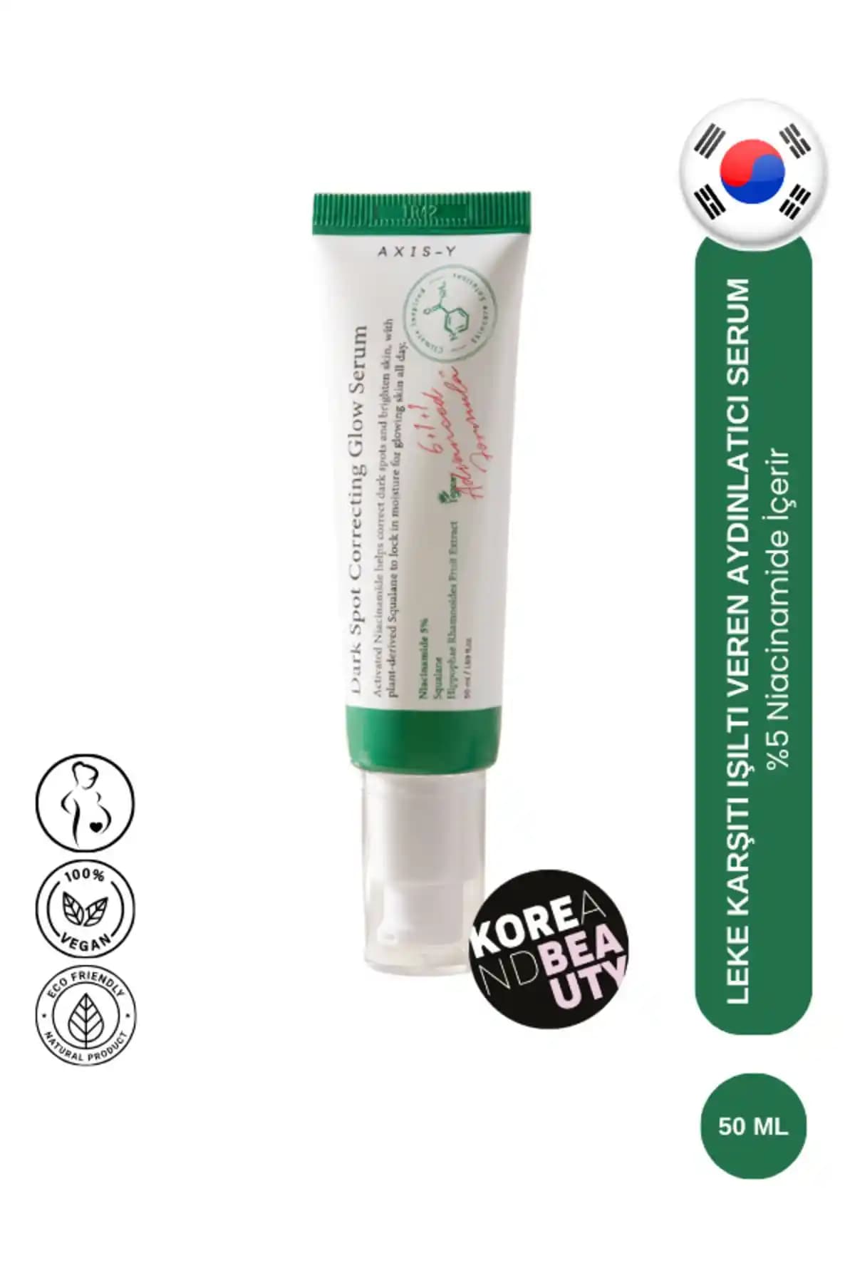 AXIS-Y Dark Spot Correcting Glow Serum: Leke Giderici ve Parlaklık Artırıcı Cilt Serumu