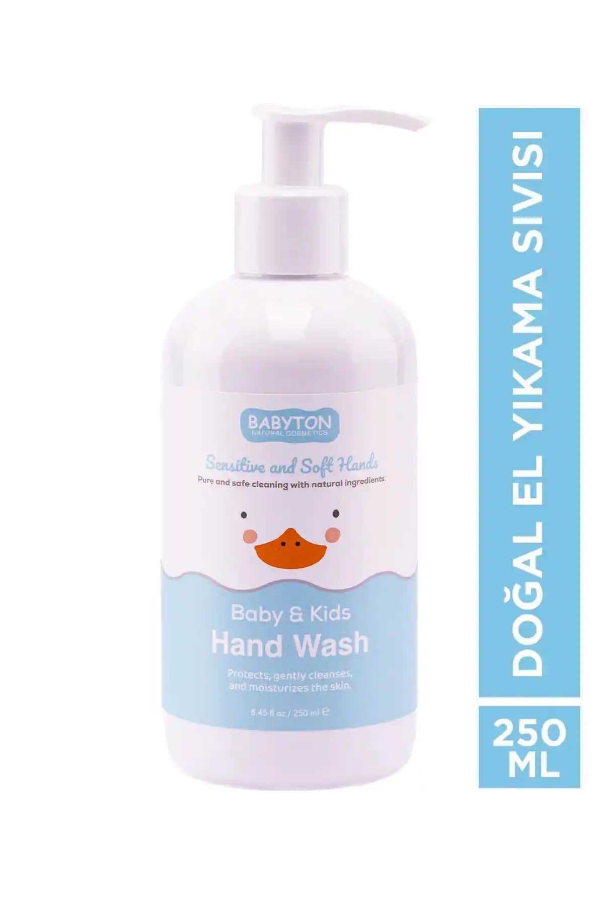 BABYTON Doğal El Yıkama Sıvısı Bebeklerin Hassas Ciltleri İçin Güvenli Temizlik Ürünü