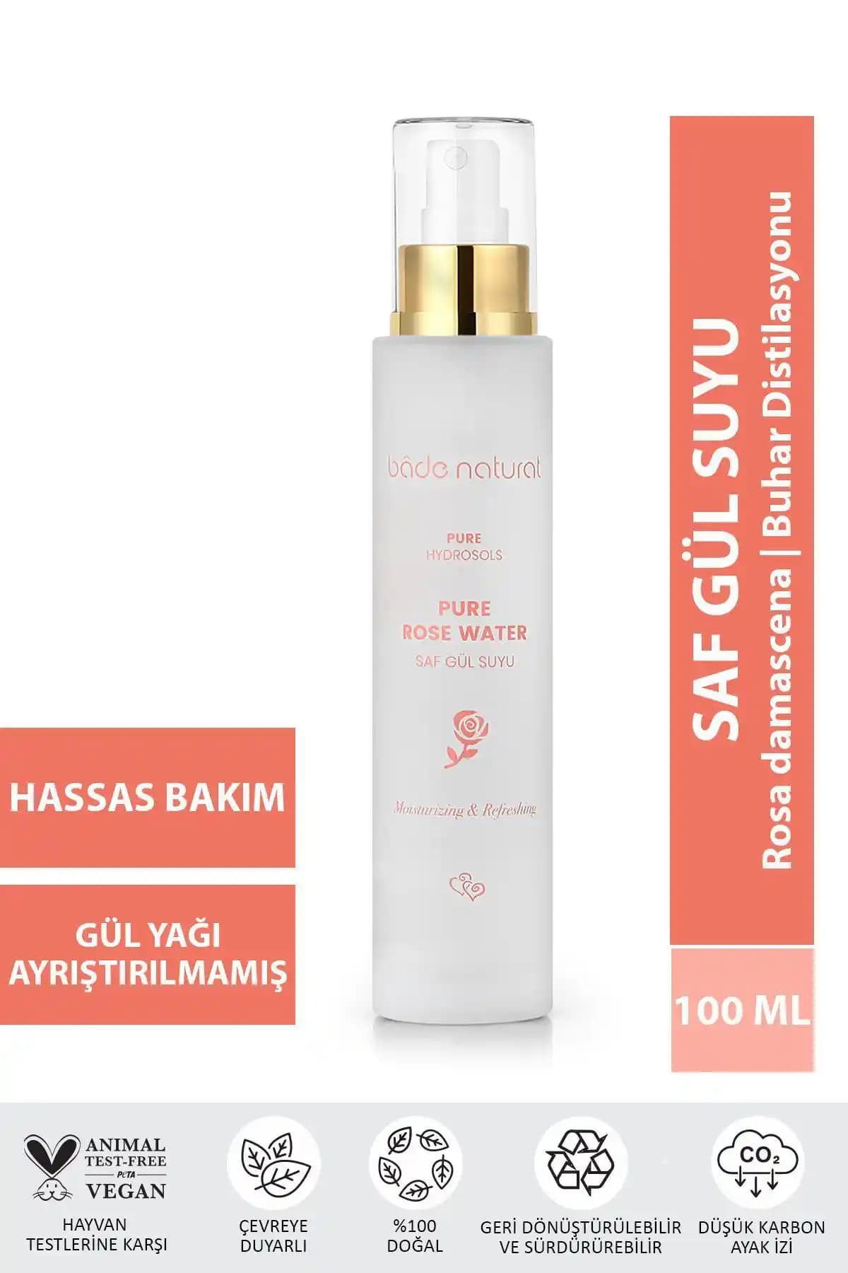 Bade Natural Gül Suyu ile Gaia London Gözenek Sıkılaştırıcı Tonik Karşılaştırması