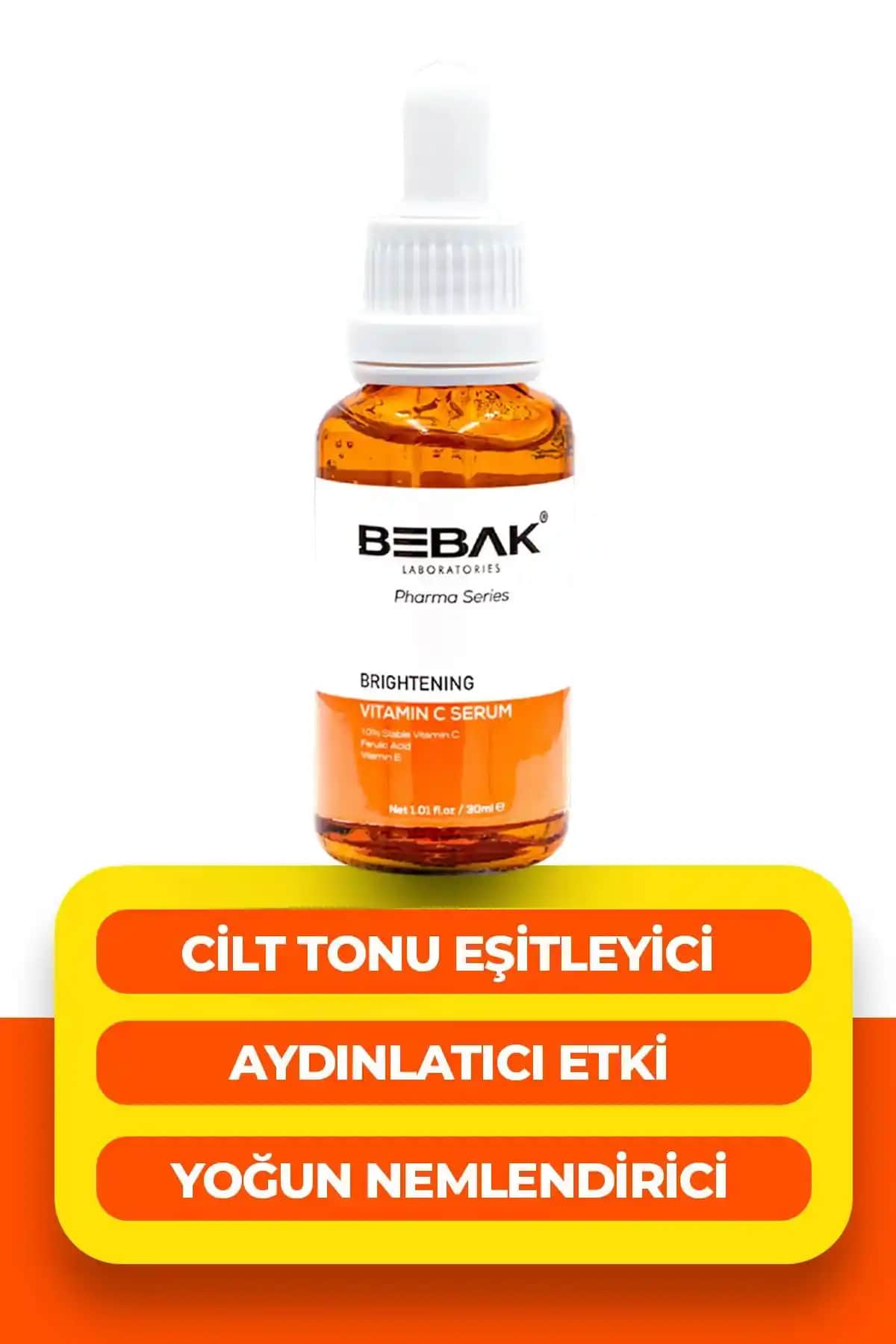 Bebak Pharma %10 C Vitaminli Serum ile Cilt Tonu Eşitleme ve Aydınlatma Çözümü