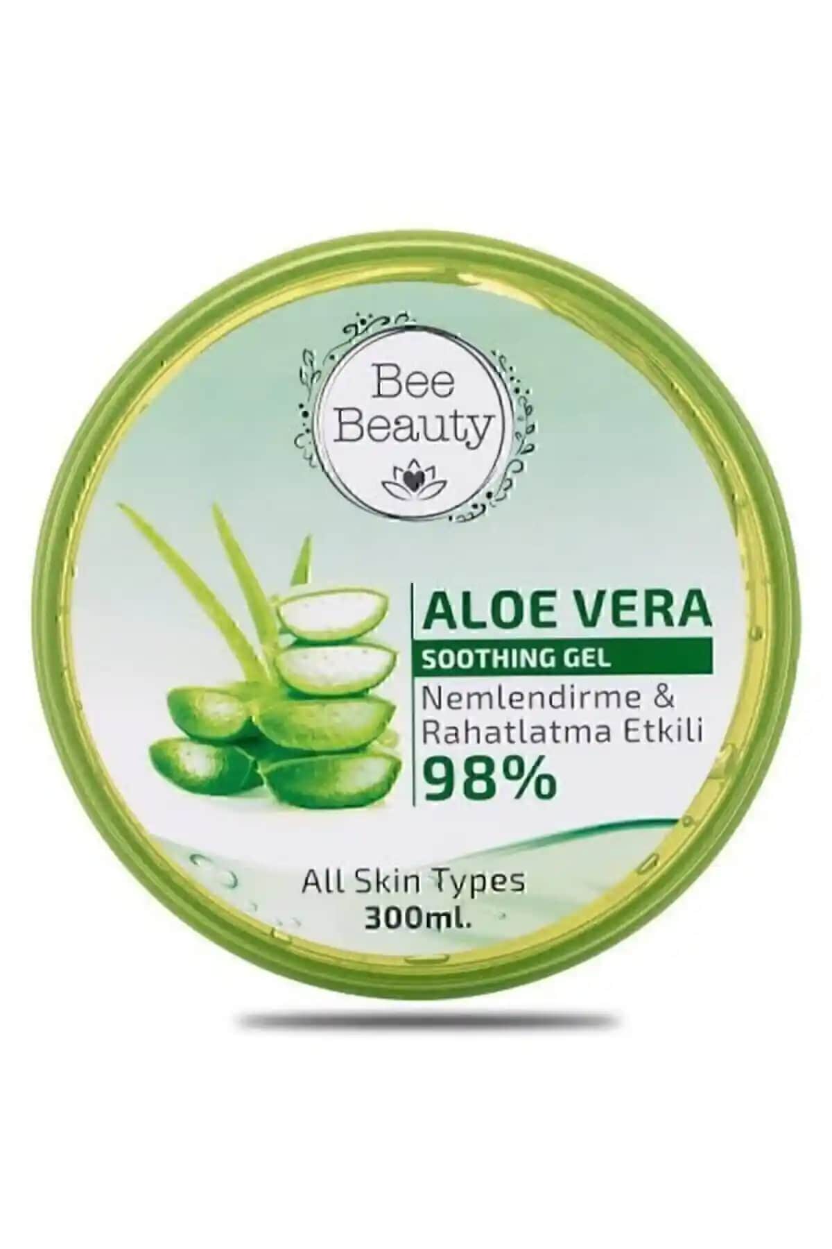 Bee Beauty Aloe Vera Jel Hyaluronik 300 ml: Nemlendirici ve Rahatlatıcı Doğal Cilt Bakım Ürünü
