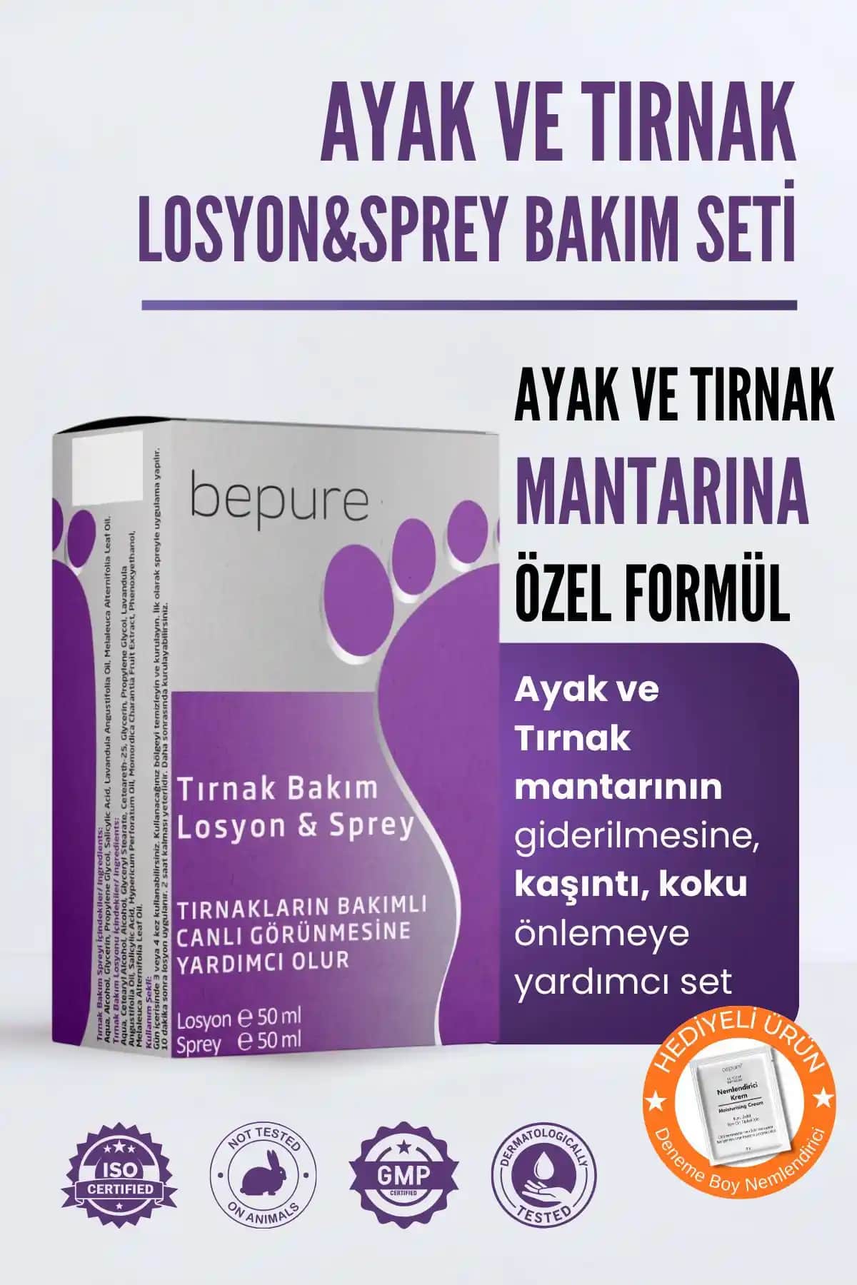 Bepure ve Snugflex Ürünlerinin Ayak ve Tırnak Sağlığı Karşılaştırması
