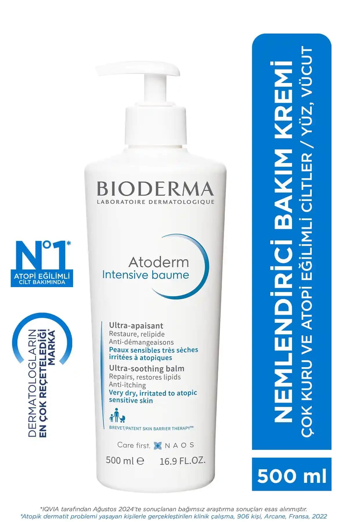 Bioderma Atoderm Intensive Balm: Yoğun Nemlendirme ve Onarım İçin Güvenilir Cilt Bakım Kremi