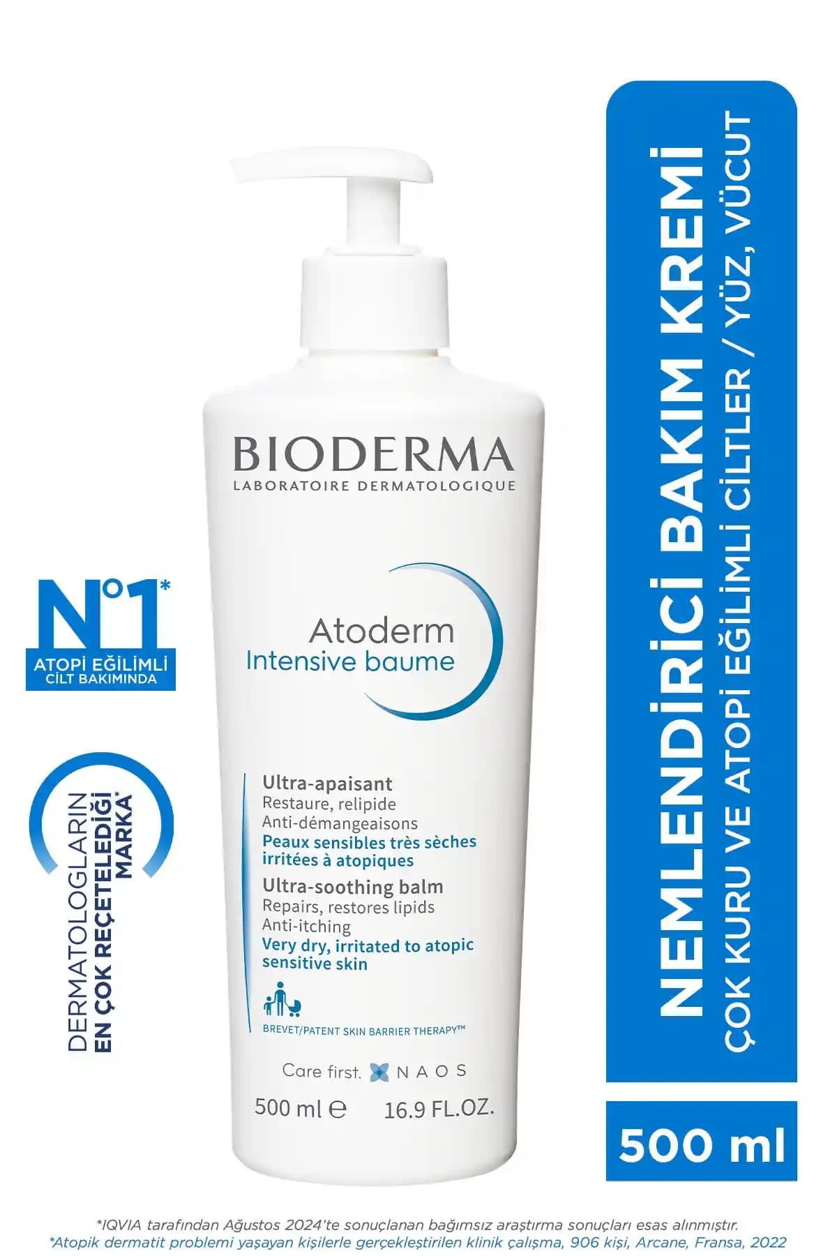 Bioderma Atoderm Intensive Balm: Yoğun Nemlendirme ve Onarım İçin Güvenilir Cilt Bakım Kremi