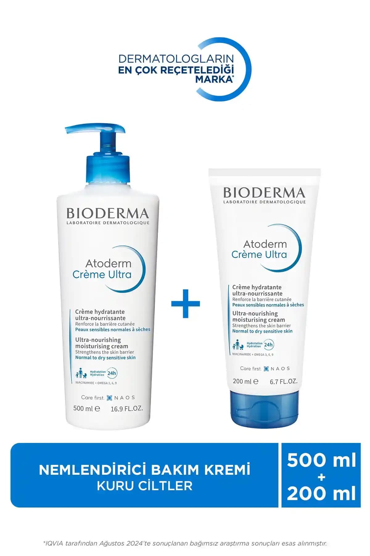 Bioderma Atoderm Krem: Kuru ve Atopik Ciltler İçin Yoğun Nemlendirici Çözüm