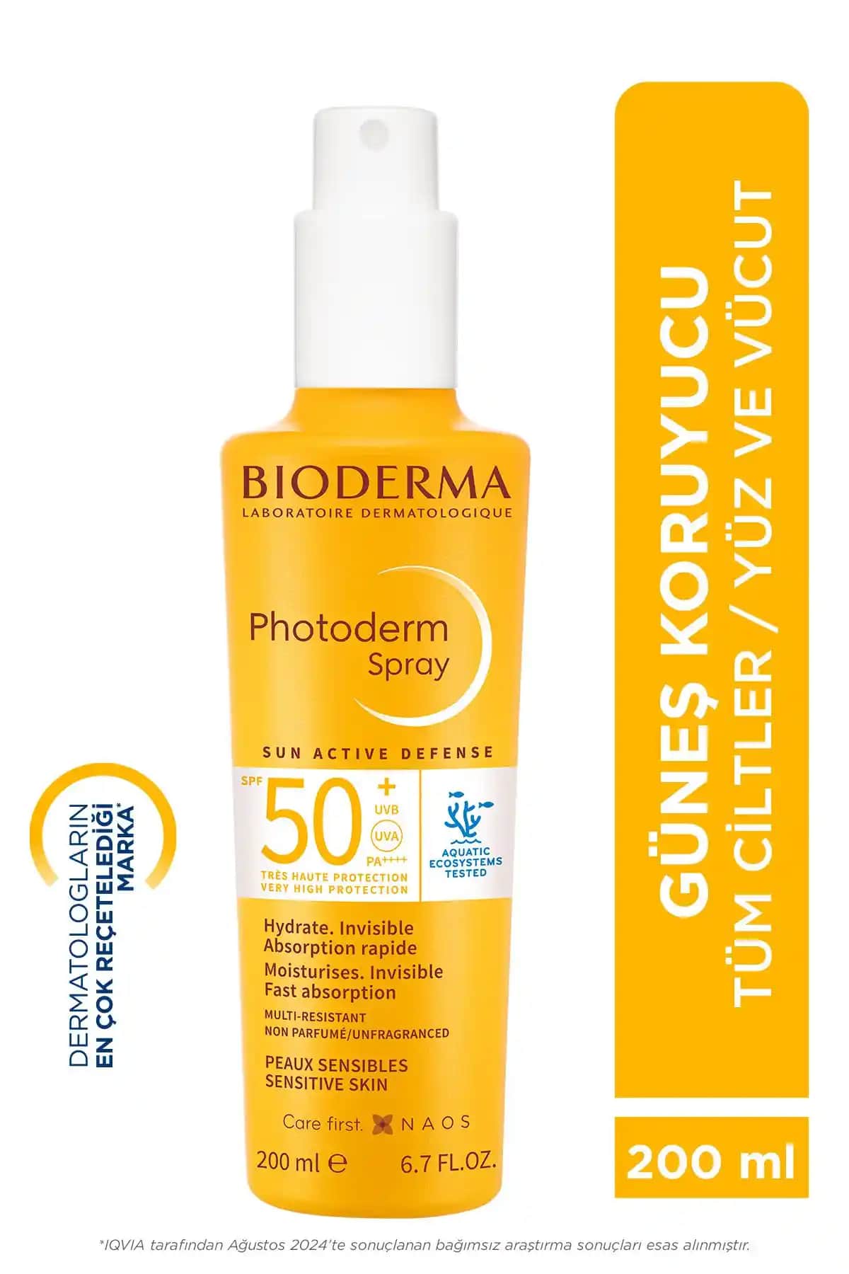 Bioderma Photoderm Spray SPF50+ ve COSMED Sun Essential Lotion SPF 50 Karşılaştırması