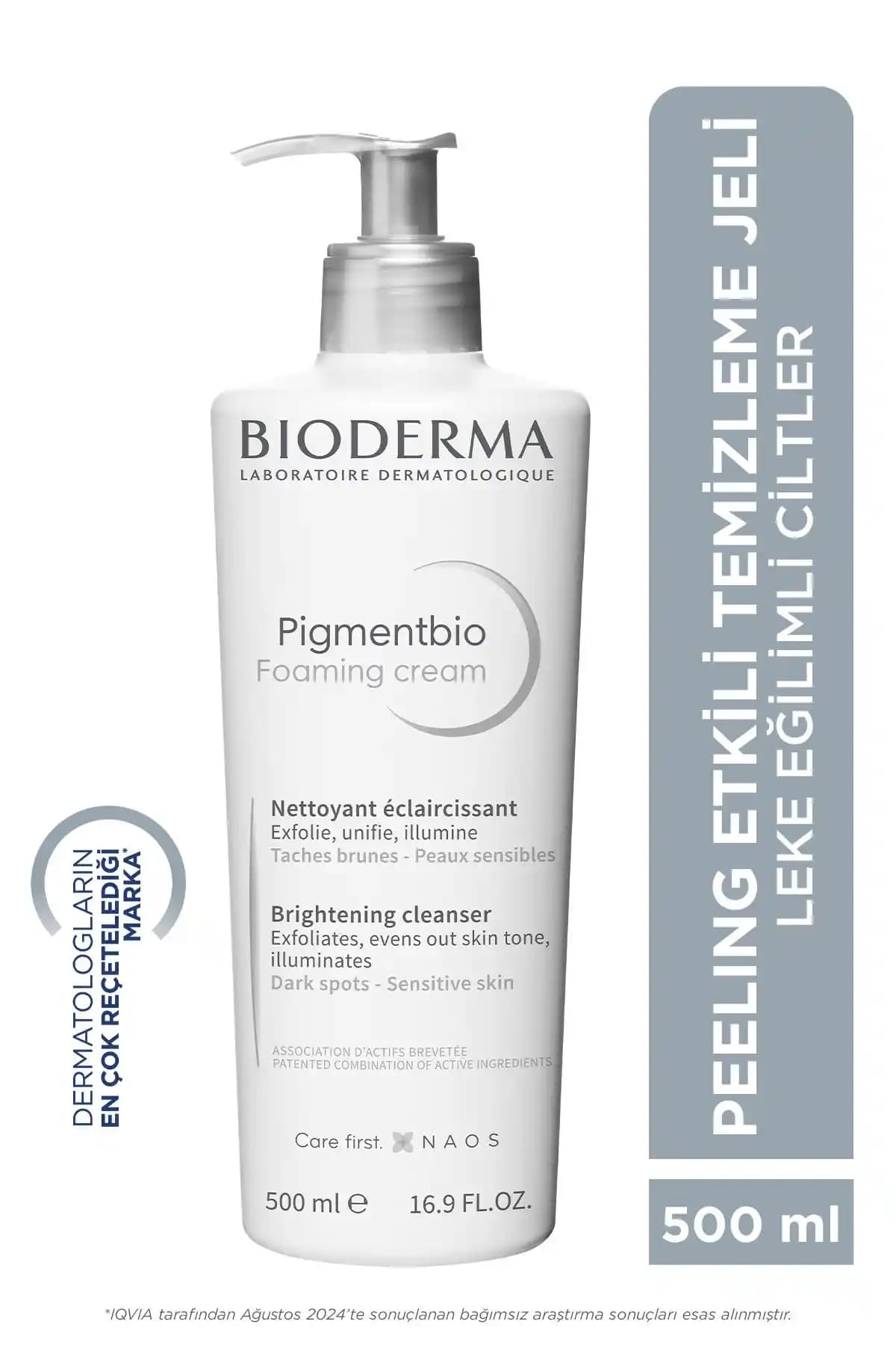 Bioderma Pigmentbio Foaming Cream: Hassas Ciltler İçin Leke Karşıtı ve Aydınlatıcı Temizlik Ürünü