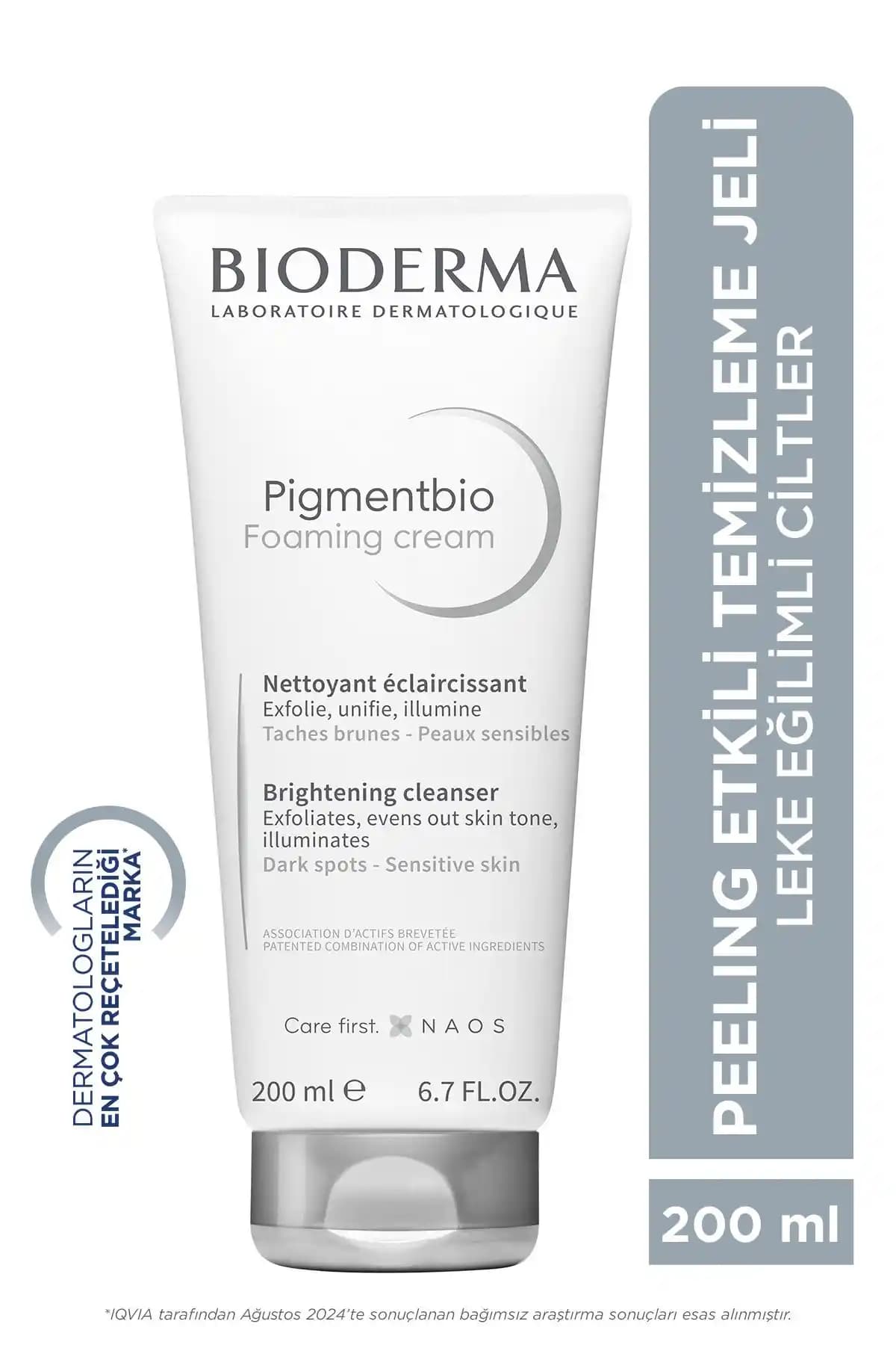 Bioderma Pigmentbio Foaming Cream: Hassas Ciltler İçin Peeling Etkili Temizleme Ürünü
